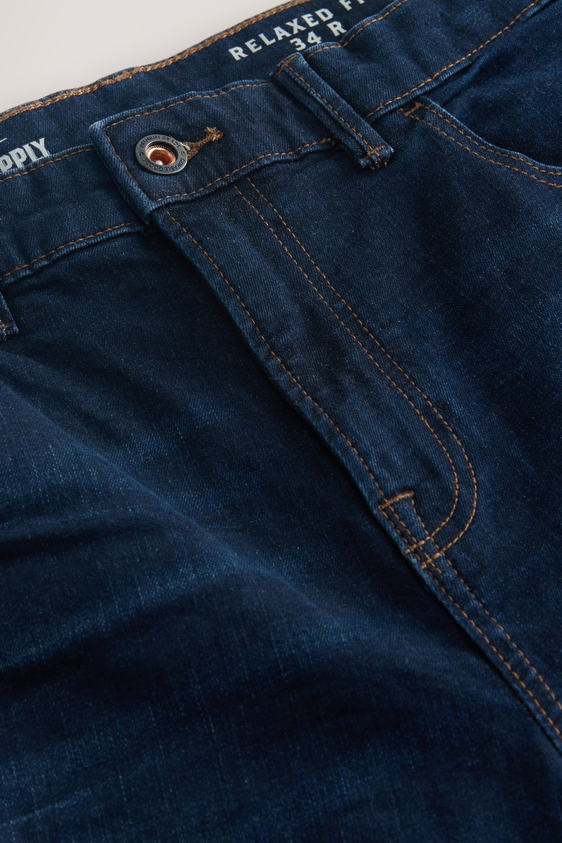 Next Relax-fit-Jeans Authentische Relaxed Fit Denim-Jeans mit Stretch (1-tlg)