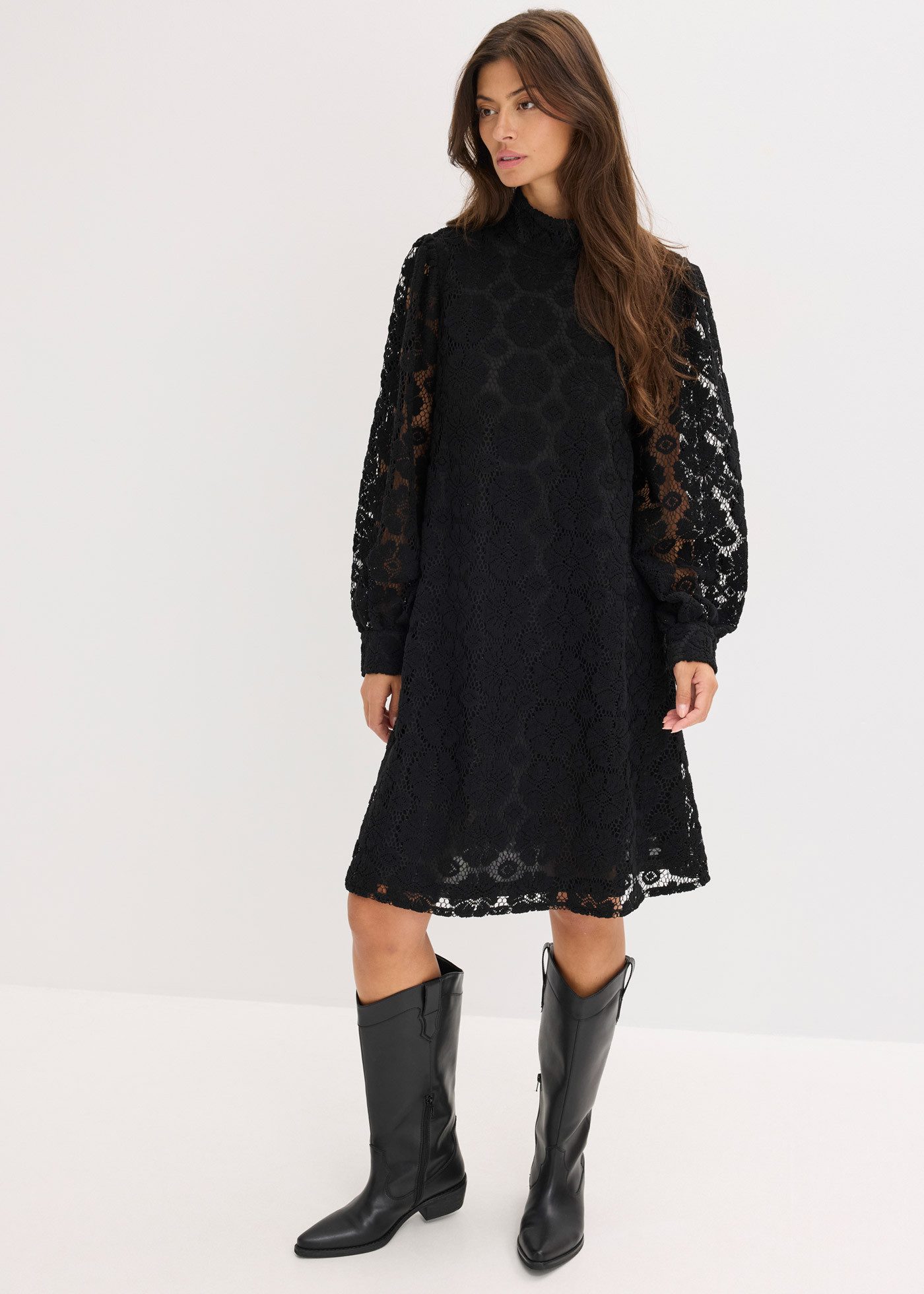 bonprix Minikleid Minikleid aus Spitze