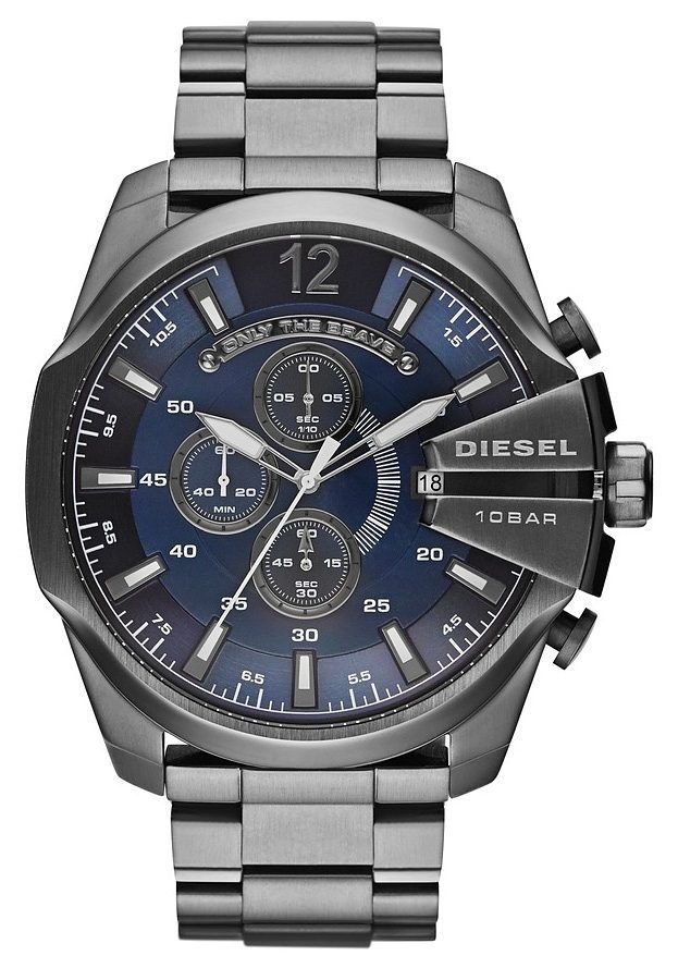 Diesel Chronograph MEGA CHIEF, DZ4329, Quarzuhr, Armbanduhr, Herrenuhr, Datum, Stoppfunktion