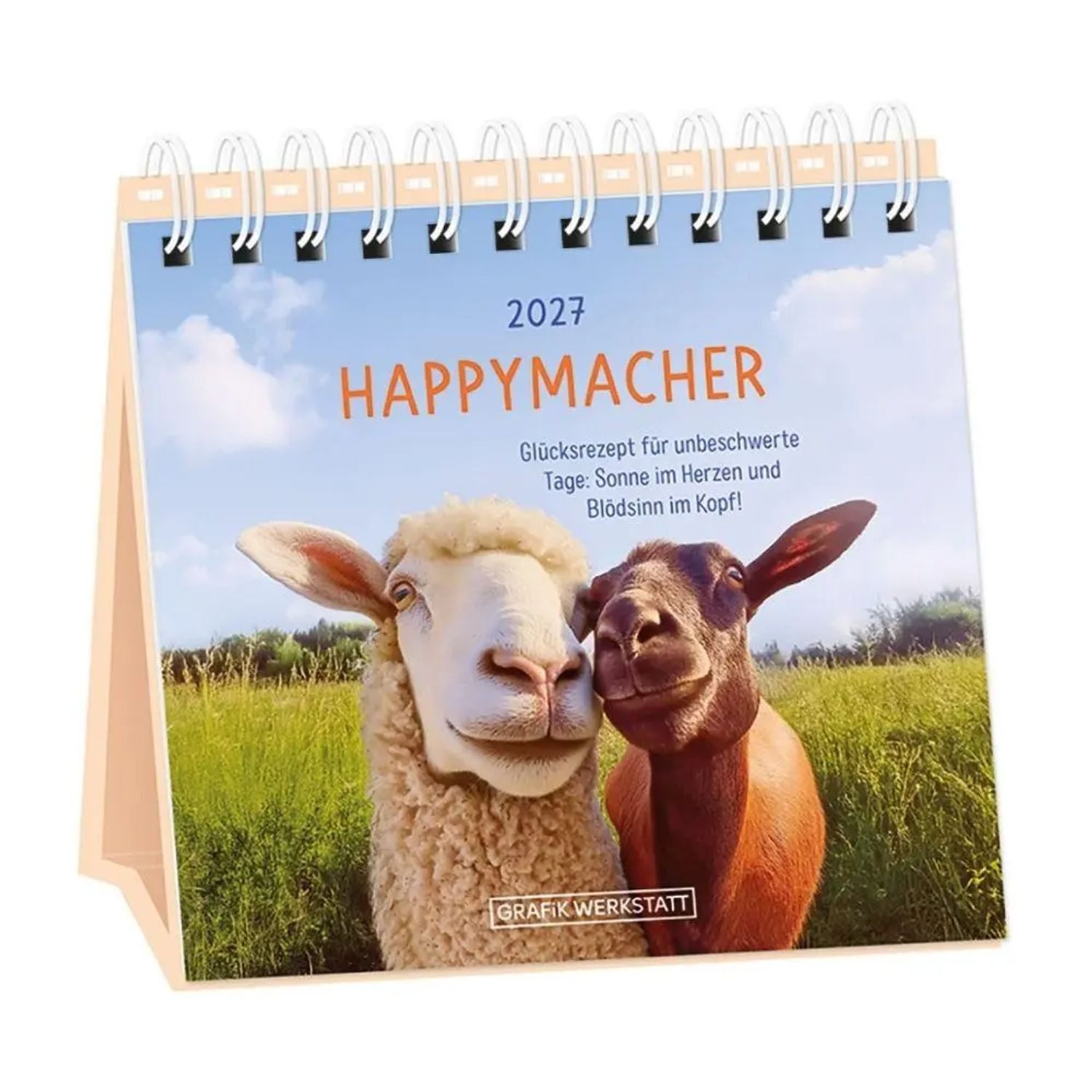 Grafik Werkstatt Tischkalender Tischkalender 2027 Happymacher