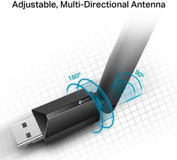 tp-link Archer T2U Plus AC600 High Gain Wi-Fi USB Adapter WLAN-Antenne