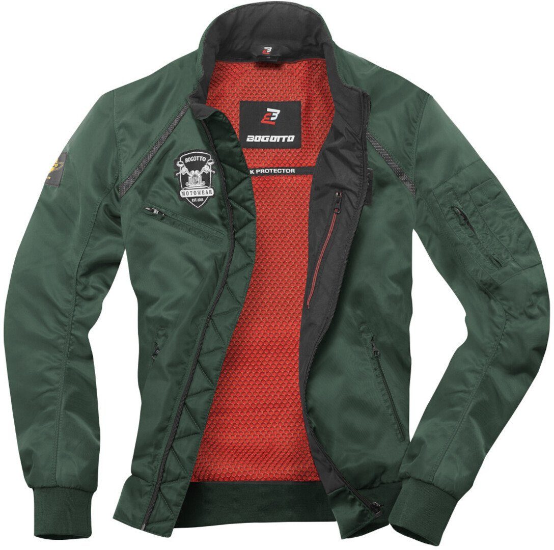 Bogotto Allwetterjacke Boston Motorrad Textiljacke herausnehmbares Innenfutter