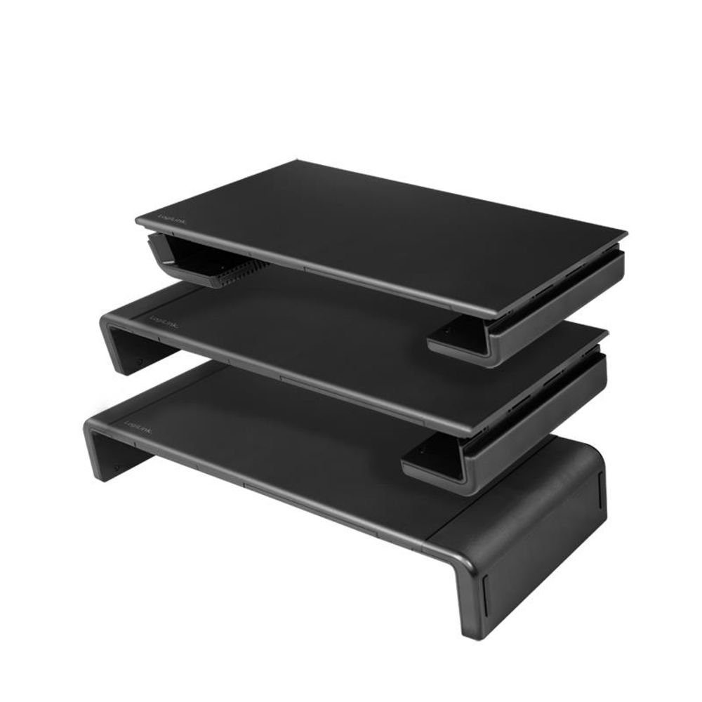 LogiLink Schreibtischaufsatz BP0140, verstellbare Schwarz, Länge, max. 25 kg