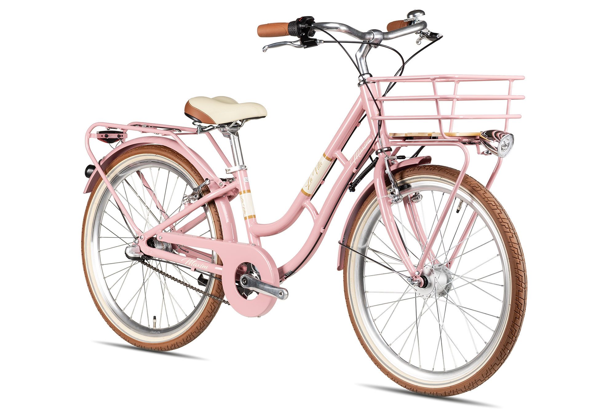Maxim Kinderfahrrad Maxim La Vita 3 24, 3 Gang Shimano Nexus 3 Rücktritt Schaltwerk, Nabenschaltung Rücktritt, Nabenschaltung Rücktritt violett/rosa
