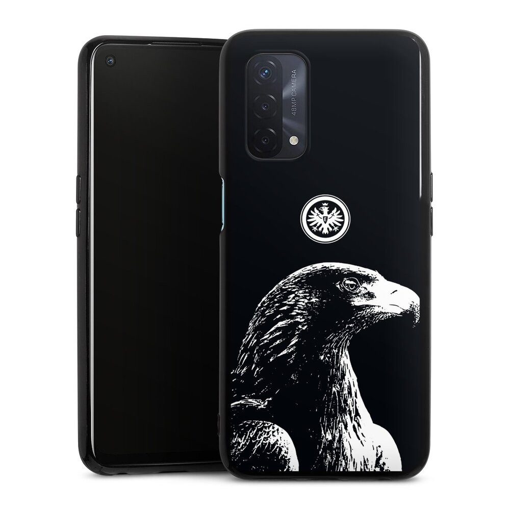 DeinDesign Handyhülle Eintracht Frankfurt Offizielles Lizenzprodukt Attila SGE Attila, Oppo A54 5G Silikon Hülle Bumper Case Handy Schutzhülle