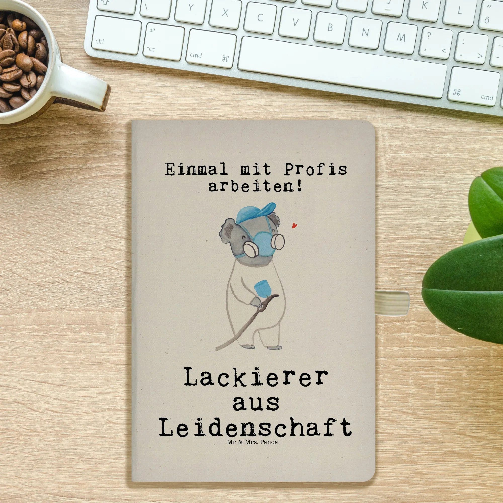 Thumbnail - Mr. & Mrs. Panda Notizbuch Lackierer Leidenschaft - Transparent - Geschenk, Bullet Journal A5, S Mr. & Mrs. Panda, Hochw...