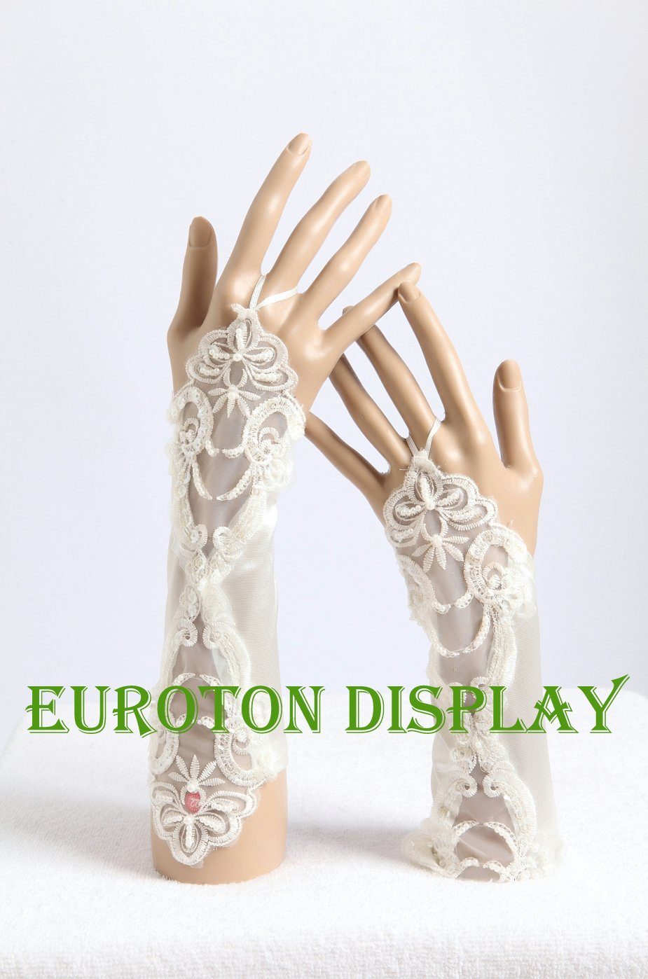 beige lackiert Hände, Dekohände um schmuck oder zu Deko Schicke weiß elegant schmuck, Schneiderpuppe Eurotondisplay Ideal präsentieren