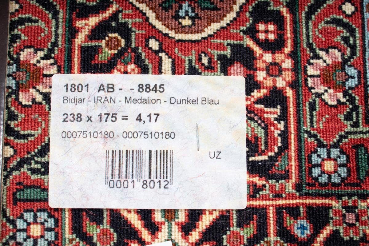 Orientteppich Bidjar 174x237 Perserteppich, mm 15 Handgeknüpfter Höhe: Nain Trading, / Orientteppich rechteckig