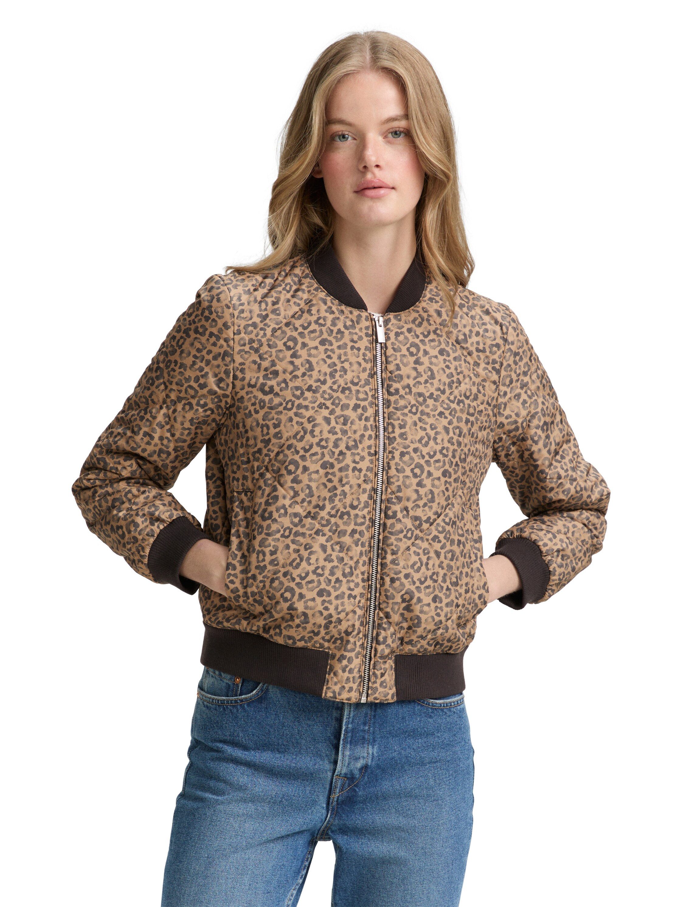 TOM TAILOR Denim Bomberjacke mit Strukurmuster günstig online kaufen