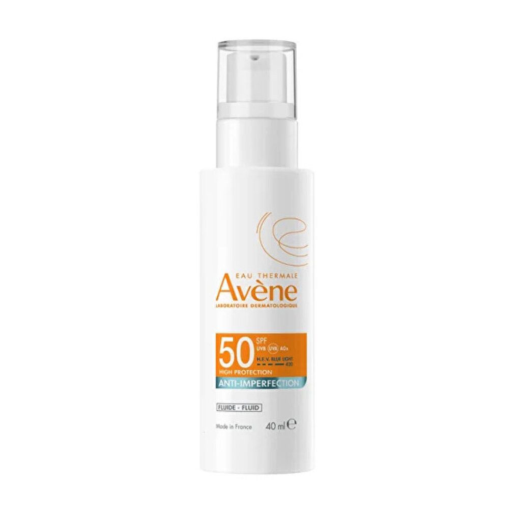 Avene Körperpflegemittel SOLAIRE EXPERT Flüssigkeit gegen Hautunreinheiten SPF 50 40 ml
