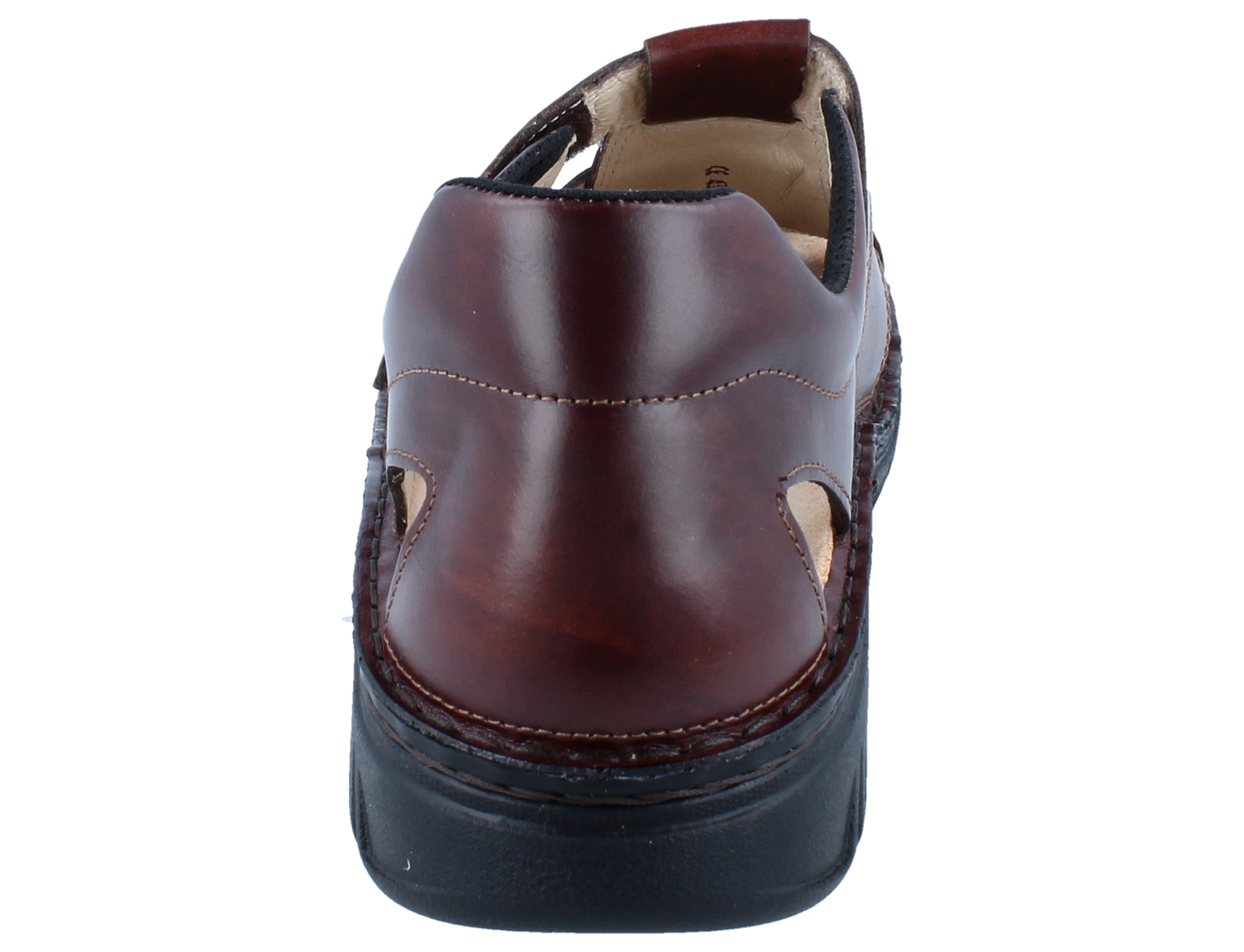 Finn Comfort FINN COMFORT Copan Soft Herren Sandale braun Glattleder - Größe: 47 Sandale Wechselfußbett