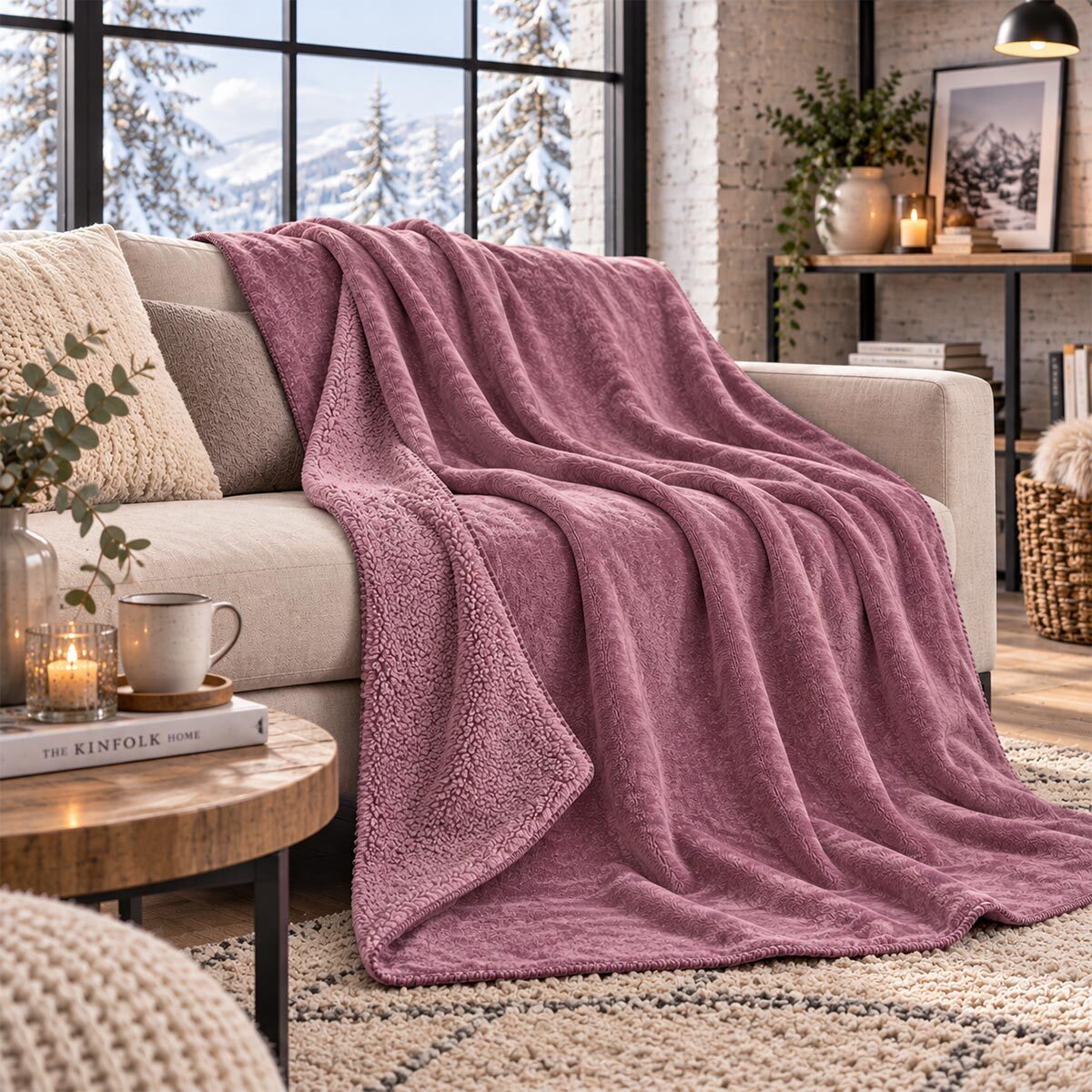 Wohndecke, TRAUMSCHLAF, weich & gemütlich, wärmende Sofadecke für Wohnzimmer und Schlafzimmer