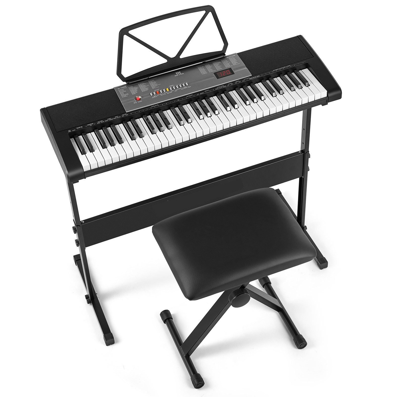 FANNOU Digitalpiano Keyboard Piano Digital Klavier 61 Tasten (1-St), ideal fur Piano-Einsteiger und klanggourmets