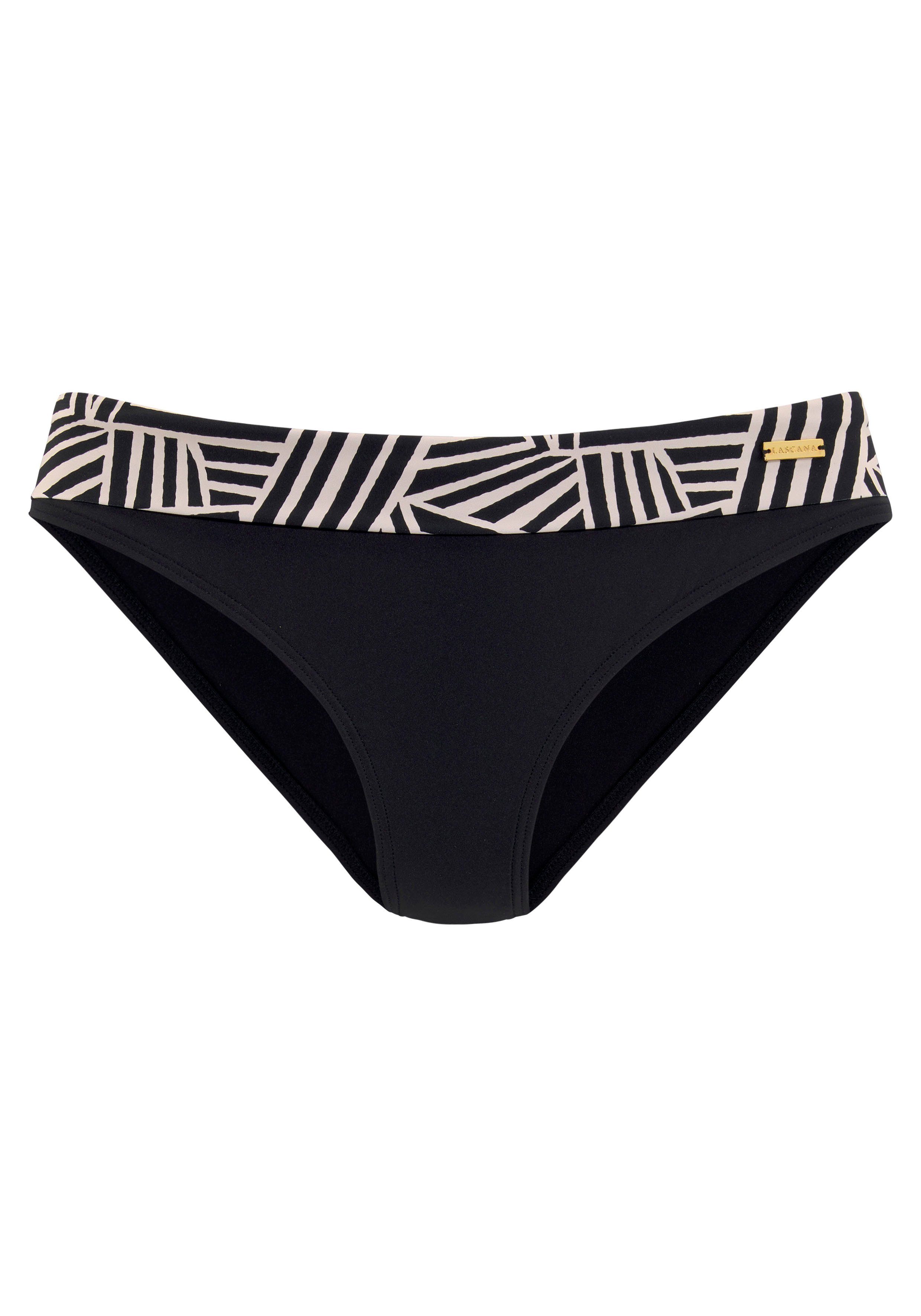 LASCANA Bikini-Hose Cleo mit geografischem Druck günstig online kaufen