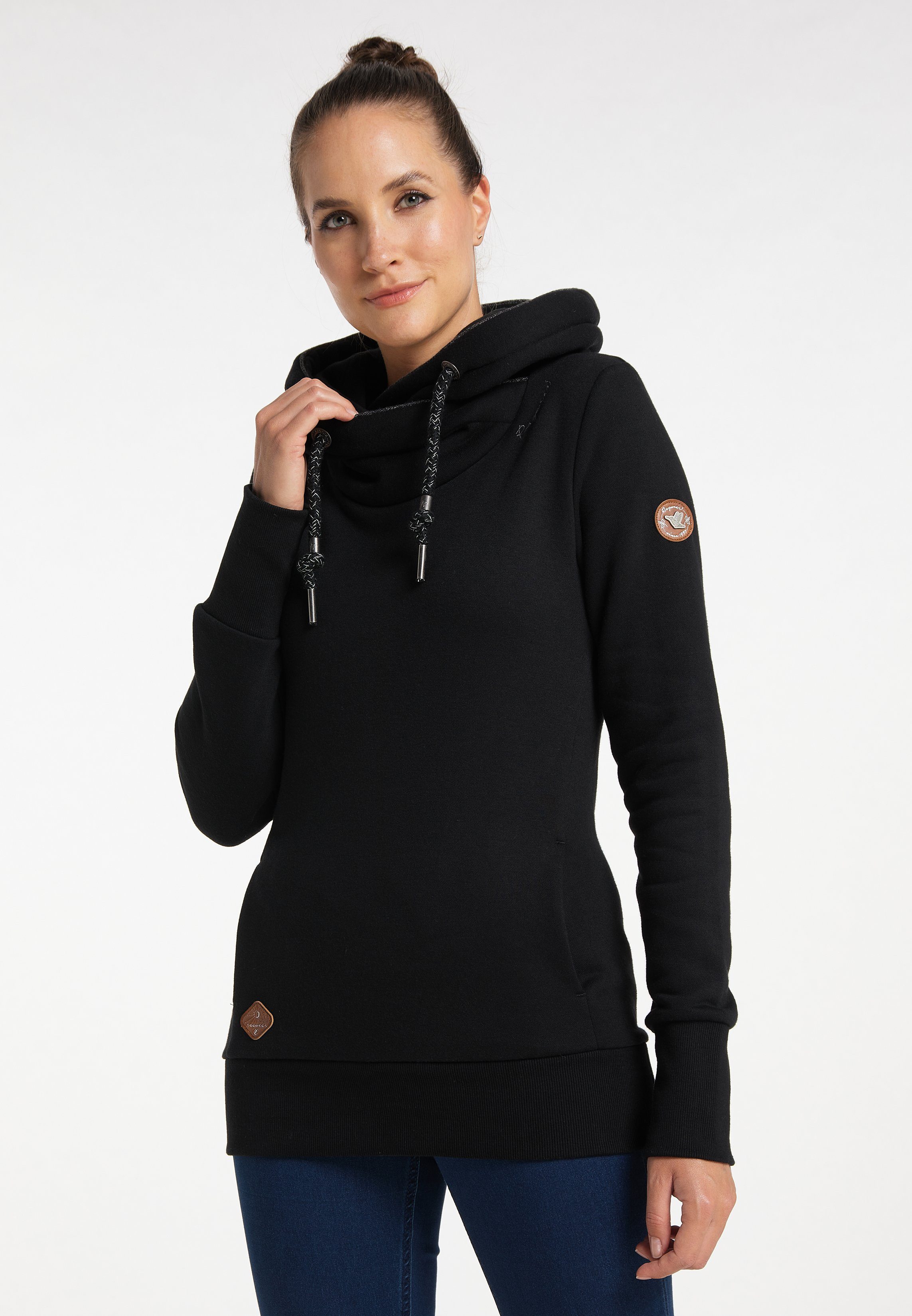 BLACK Ragwear Sweatshirt Nachhaltige Mode & BOLD Vegane GRIPY