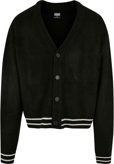 URBAN CLASSICS Strickjacke Urban Classics Herren Sporty Boxy Cardigan (1-tlg)