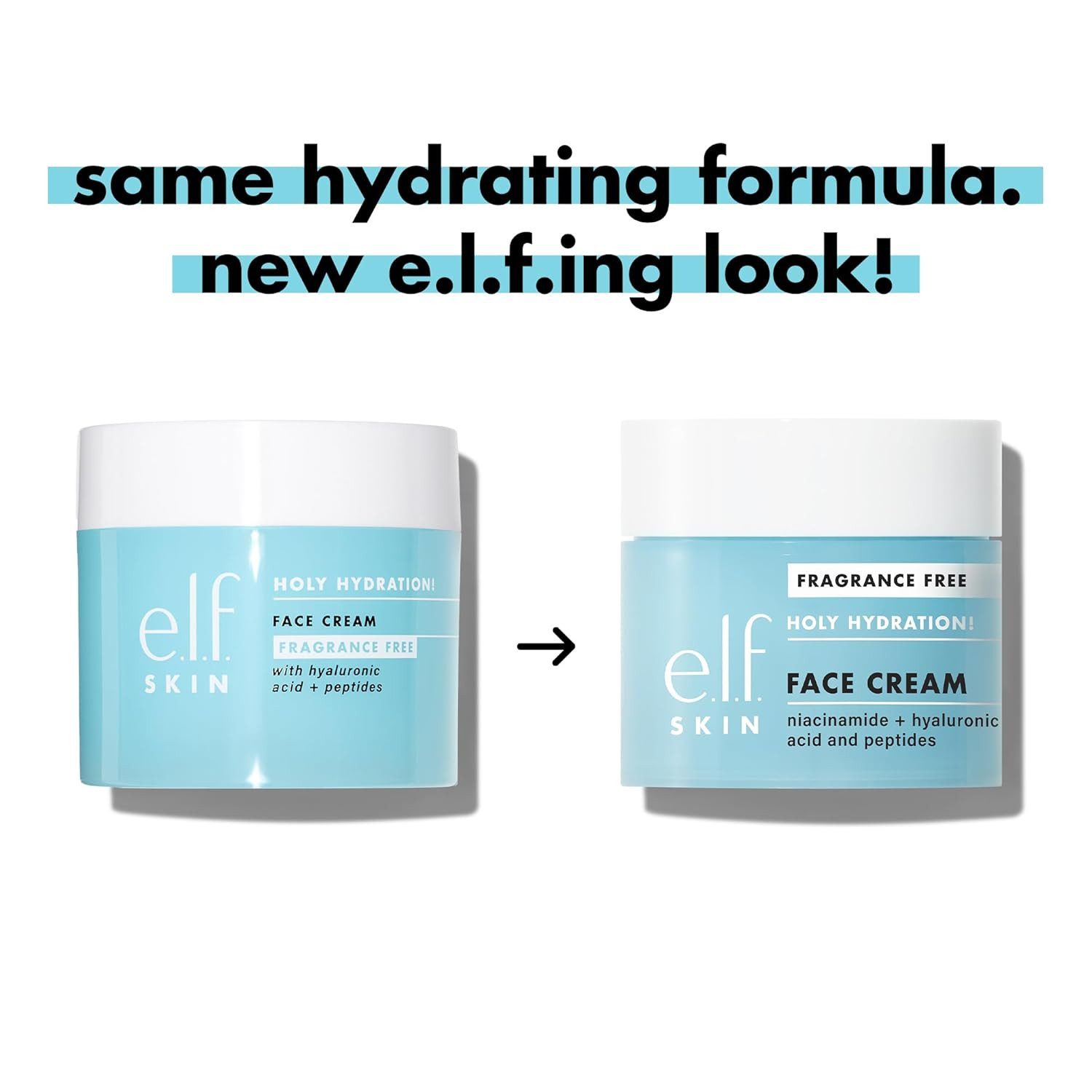 e.l.f Gesichtspflege SKIN Heilige Hydratation! Gesichtscreme Vegan & Tierversuchsfrei, Parfümfrei, Feuchtigkeitscreme für nährende & aufpolsternde Haut