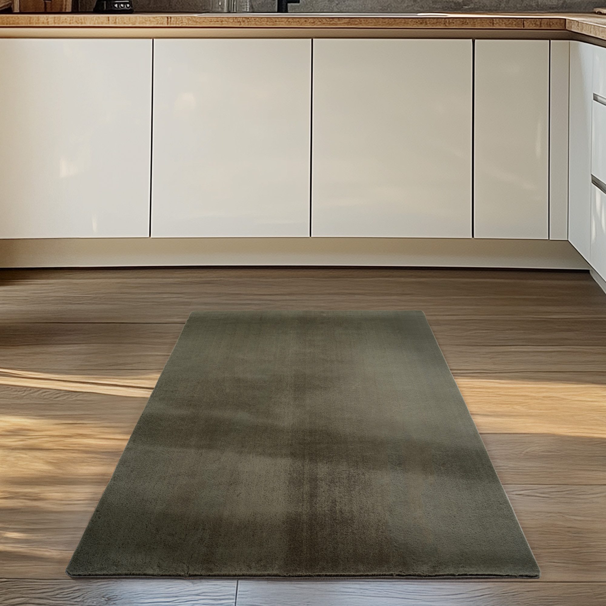 Carpettex Veloursteppich Unicolor - Einfarbig, Läufer, Höhe: 11 mm, Perfekt günstig online kaufen