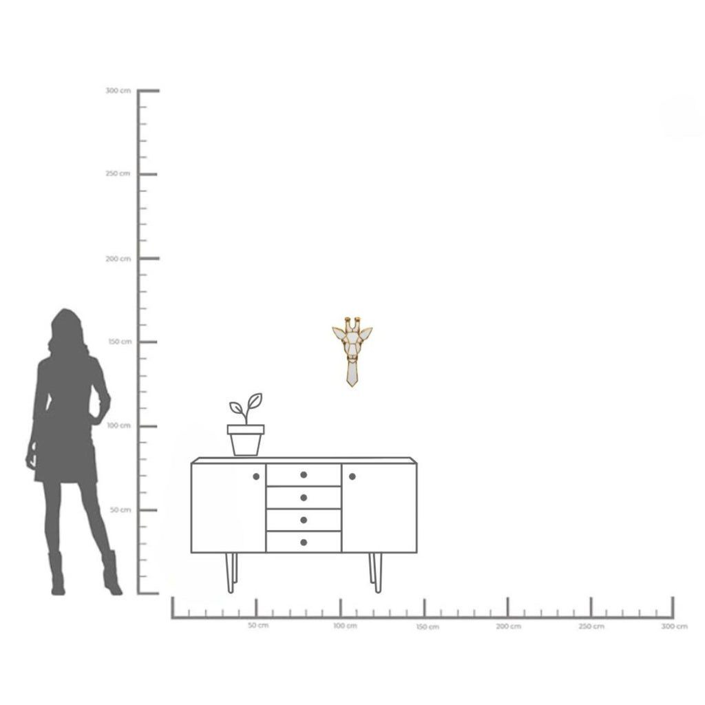 Kare Design Wanddekoobjekt Giraffe Mirror (1 St)