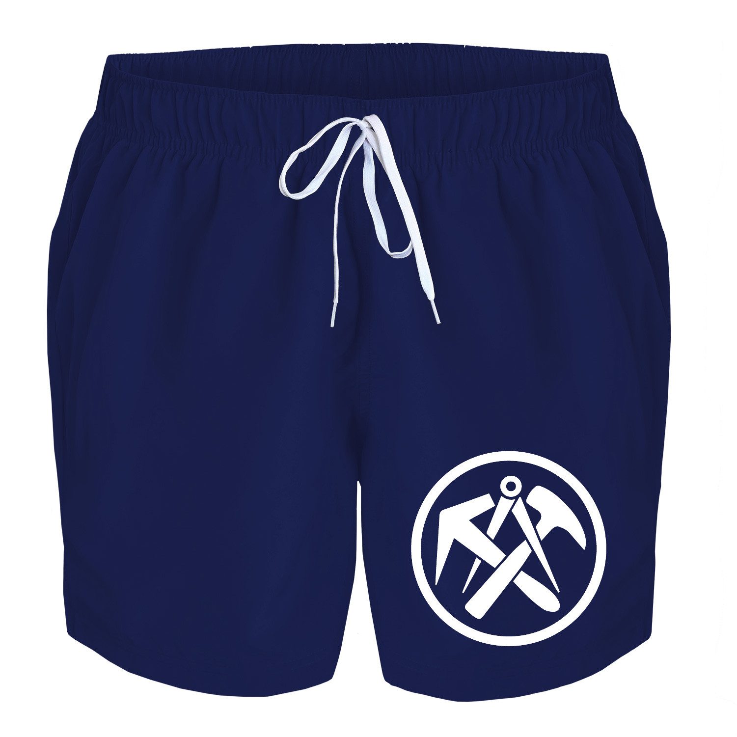 deinshirt Badehose Schwimmshorts Dachdecker Integrierter Netz-Slip, günstig online kaufen