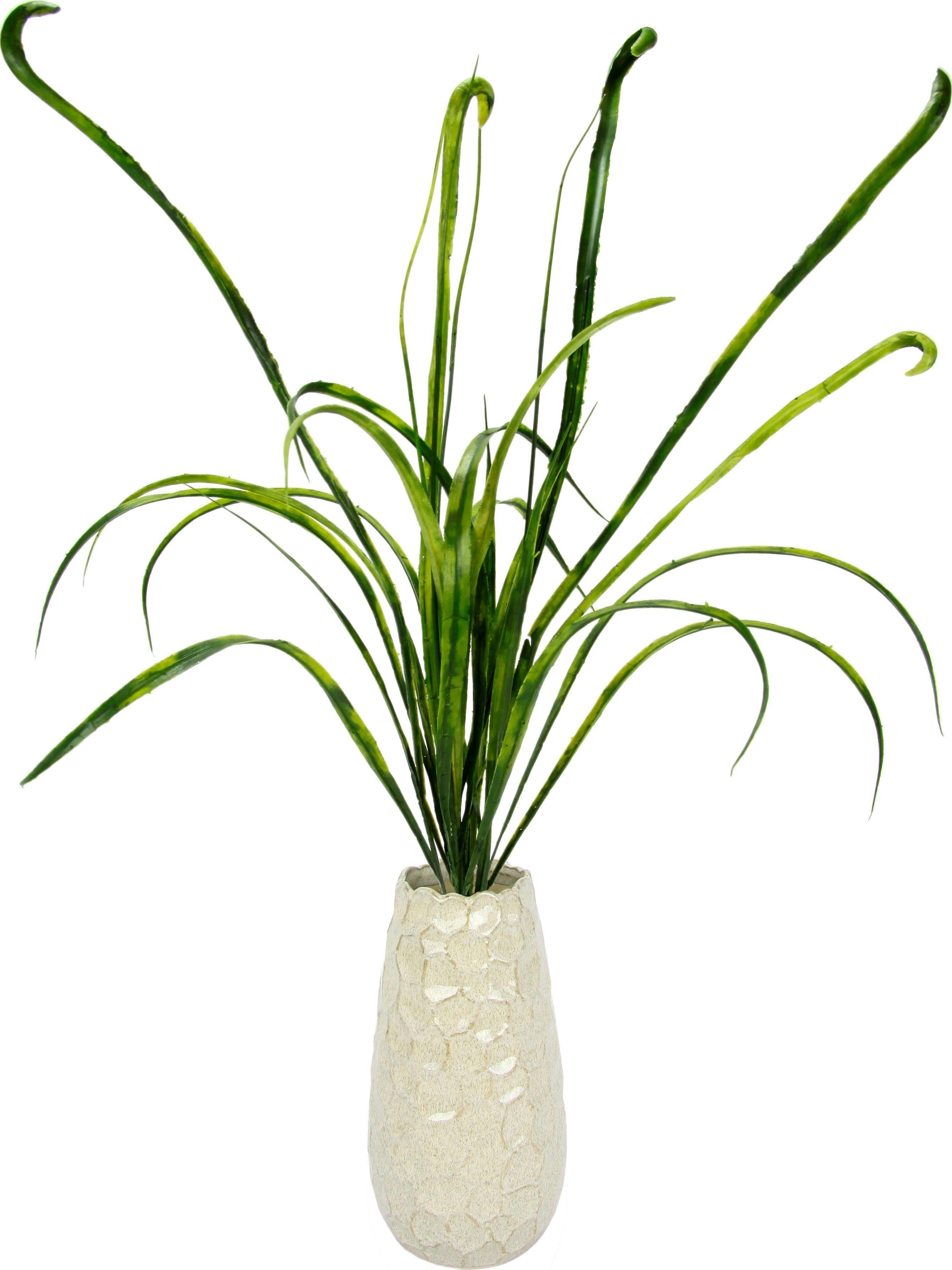 Kunstgras Grasbusch Gras, I.GE.A., Höhe 90 cm, in Vase