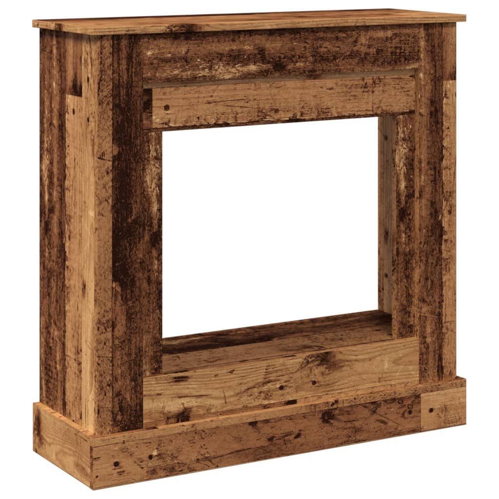 vidaXL Kaminumbauschrank Kaminumrandung Altholz-Optik 90x30x90 cm Holzwerkstoff