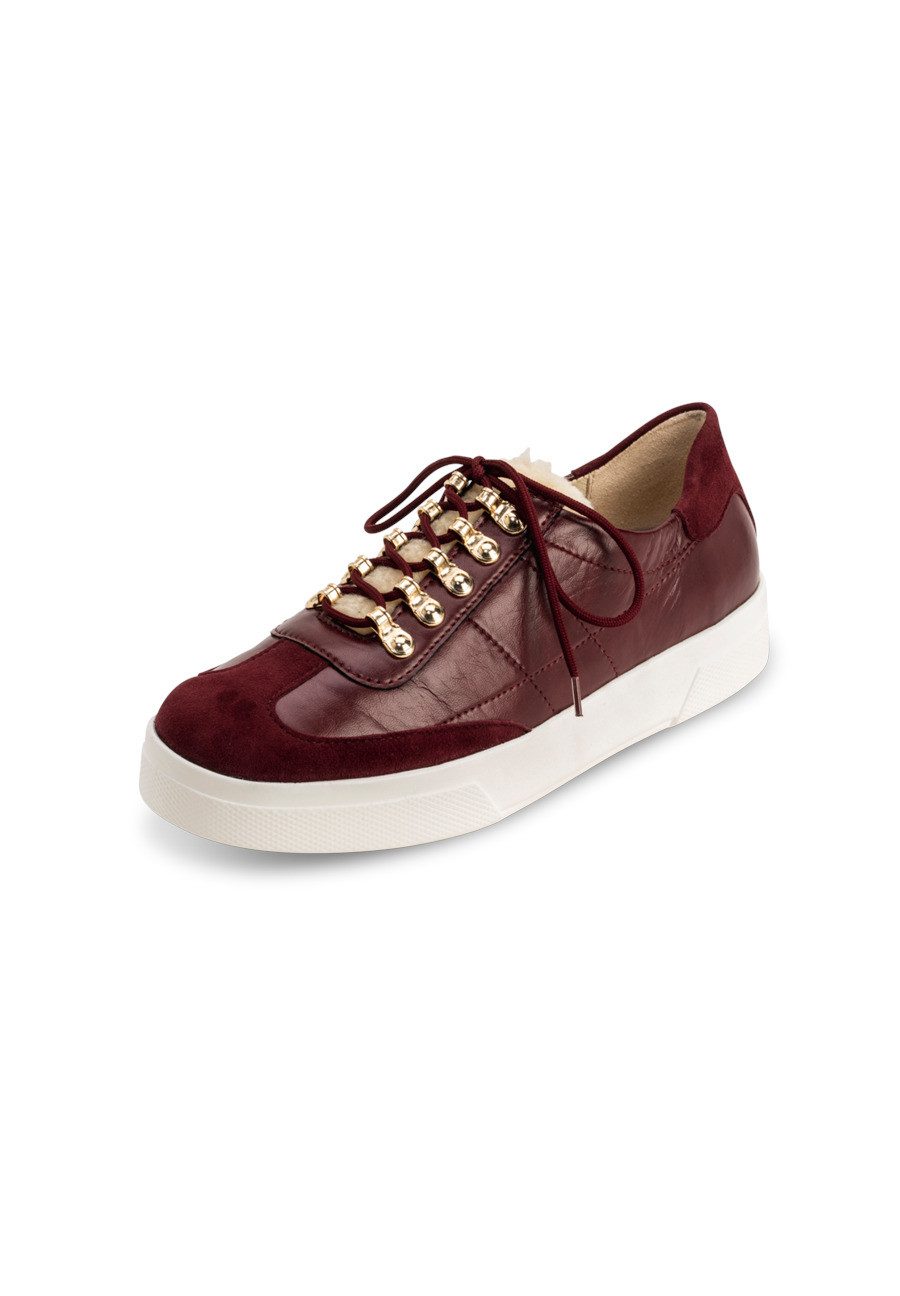 Damenschuhe Sneaker Leder/Stretch Sneaker