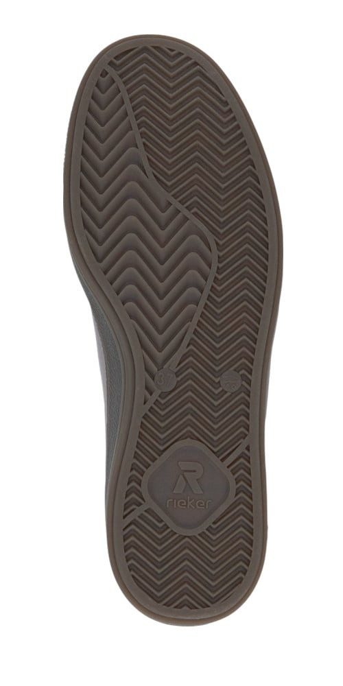 Rieker San Diego (Glattleder) silber/schwarz Damen Sneaker