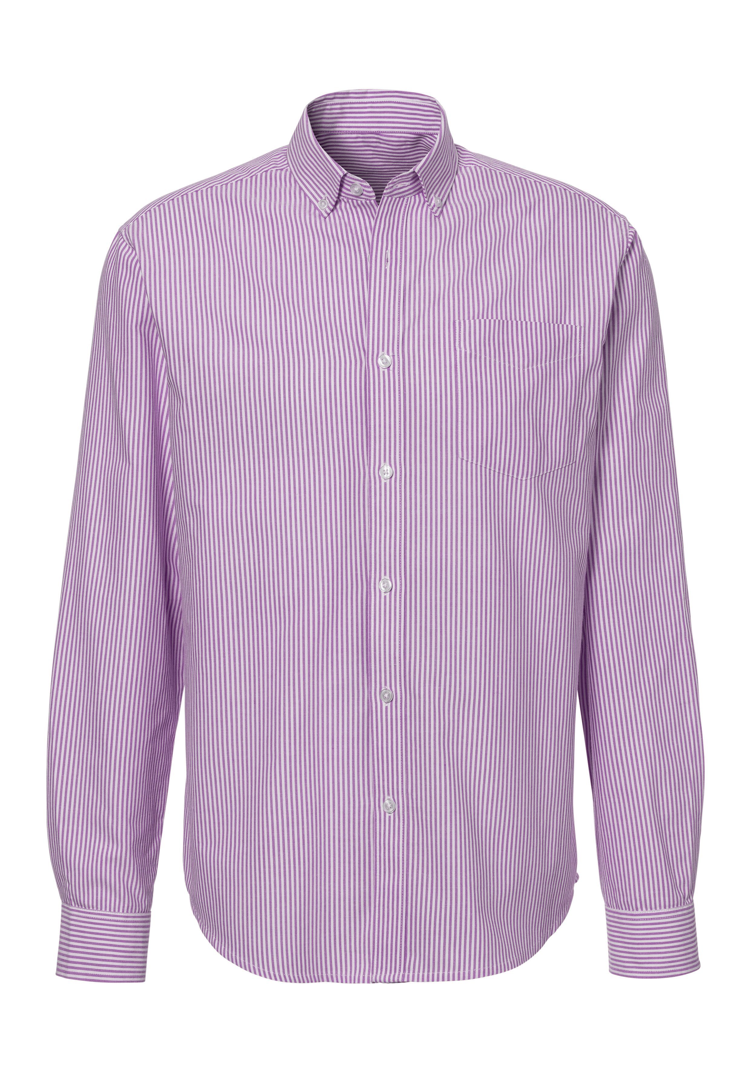 H.I.S Langarmhemd Regular-fit Oxfordhemd langarm mit Button-down-Kragen aus reiner Baumwolle. € 34,99