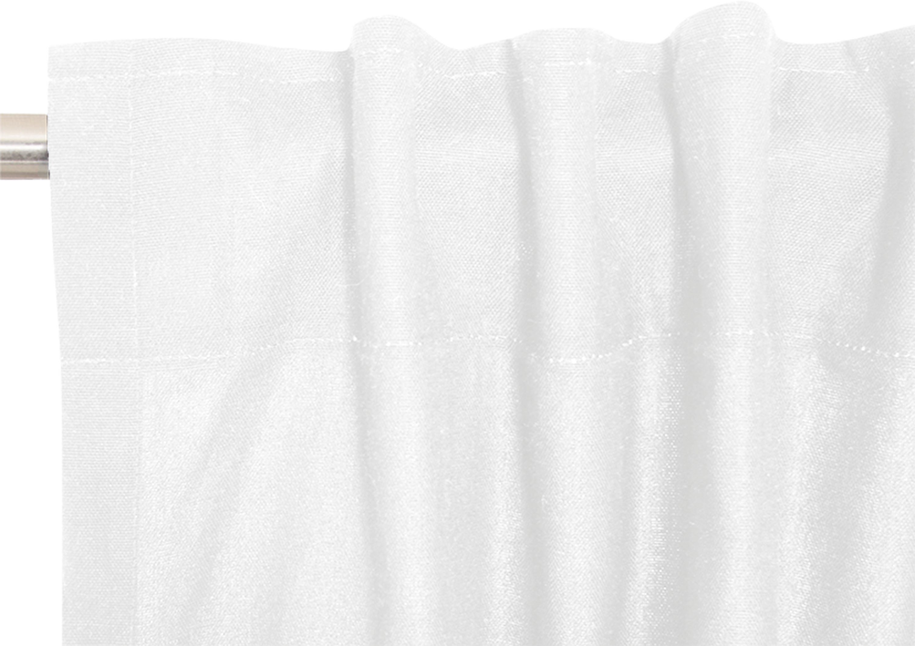 white/creme/weiß St), verdeckte Esprit, blickdicht aus (1 blickdicht, Baumwolle, Neo, nachhaltiger Vorhang Schlaufen