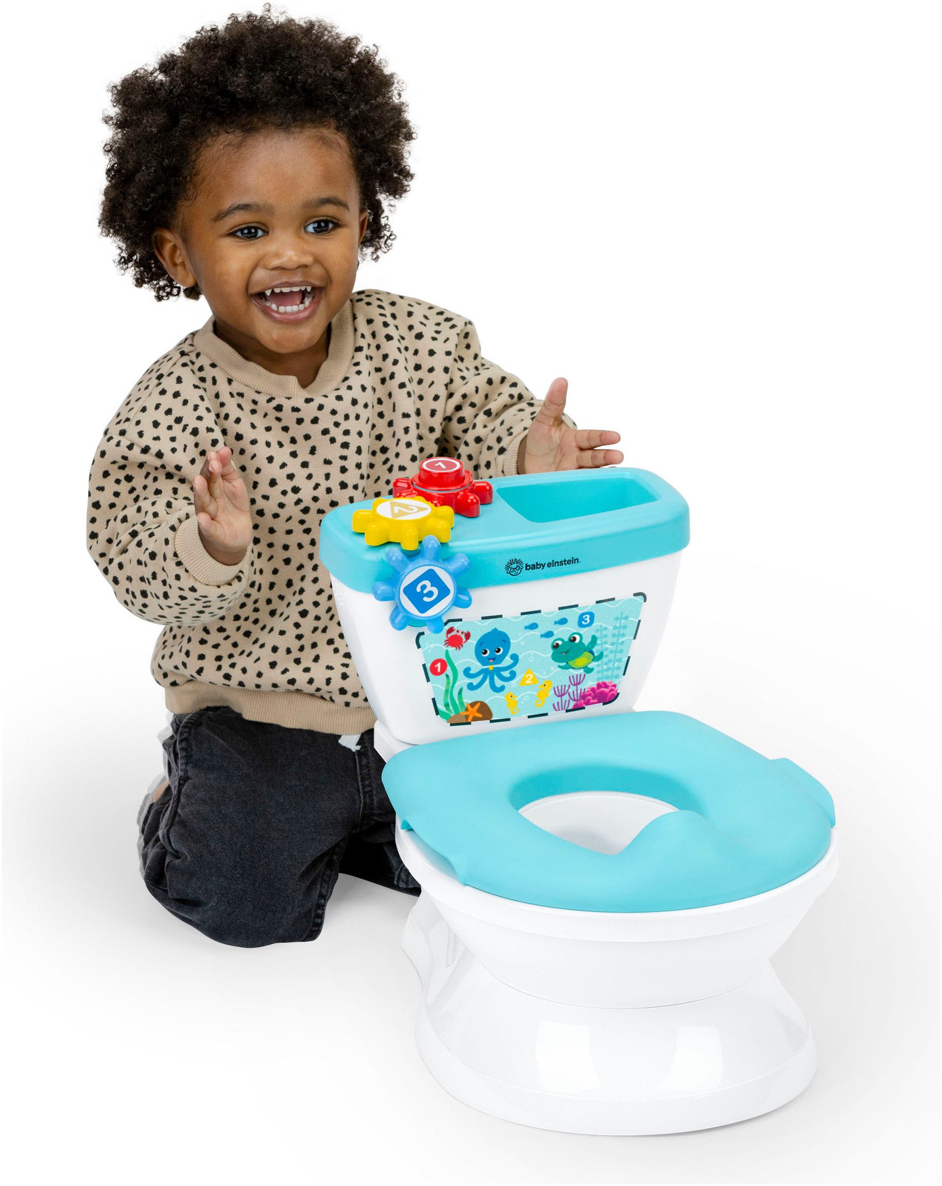 Baby Einstein Toilettentrainer Geared for Success™ 2-in-1 Potty Training System, mit Sound