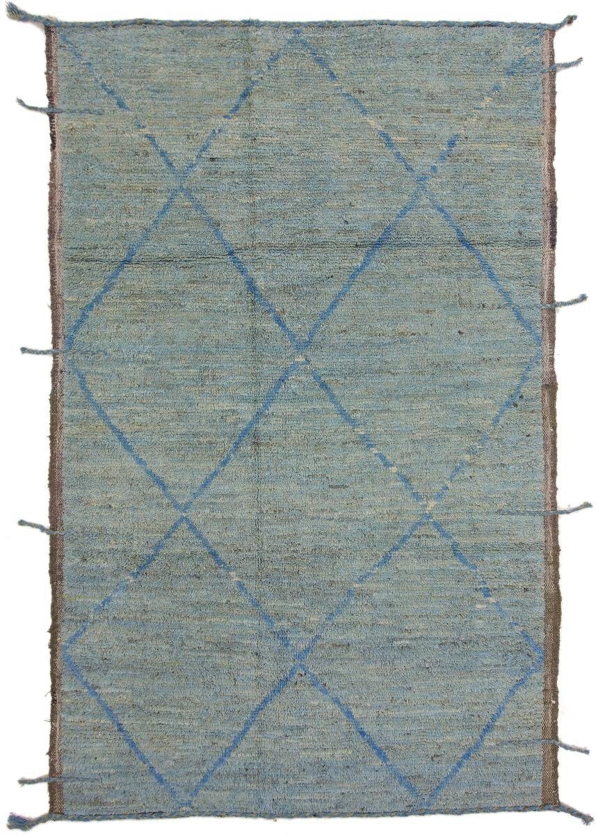 Orientteppich Berber Maroccan Design 187x295 Handgeknüpfter Moderner Orientteppich, Nain Trading, rechteckig, Höhe: 25 mm