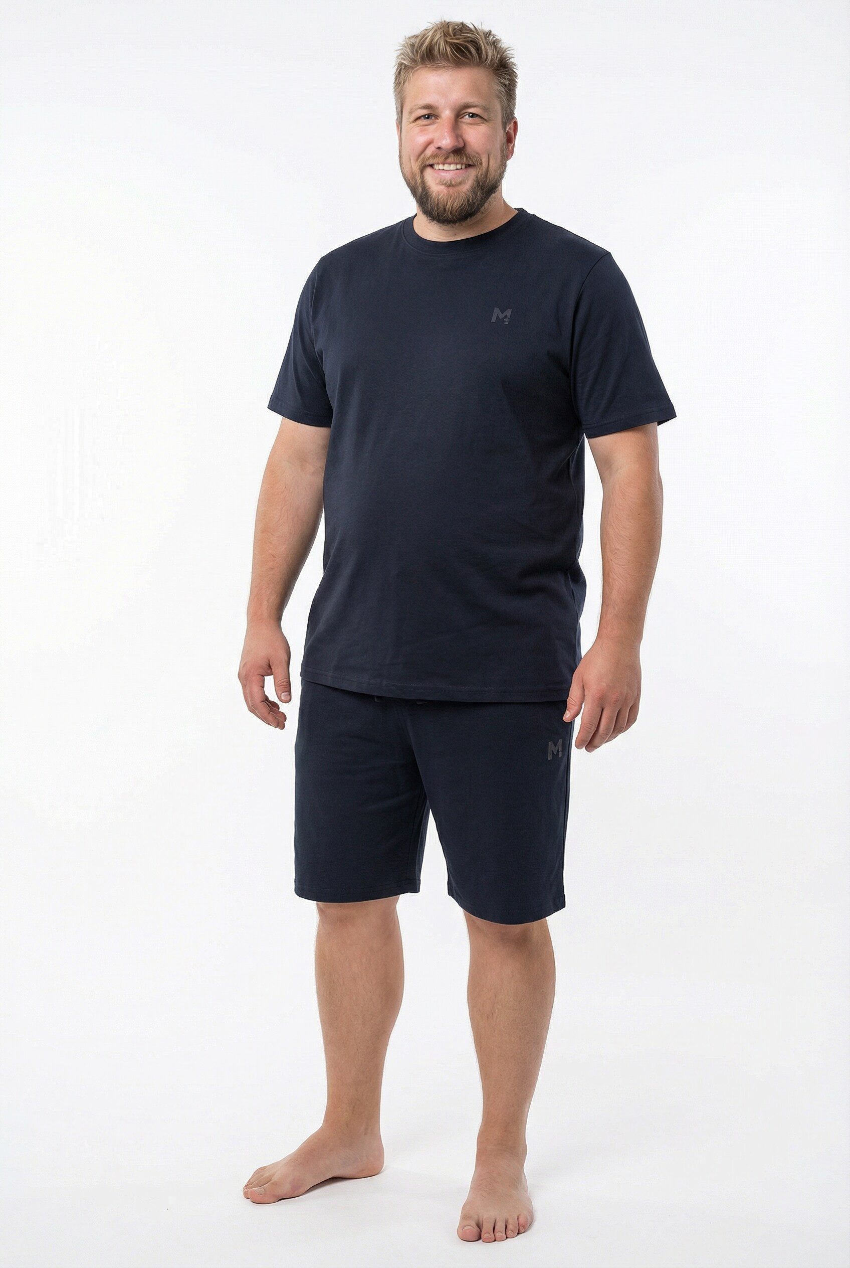Men Plus Schlafanzug Schlafanzug kurze Form