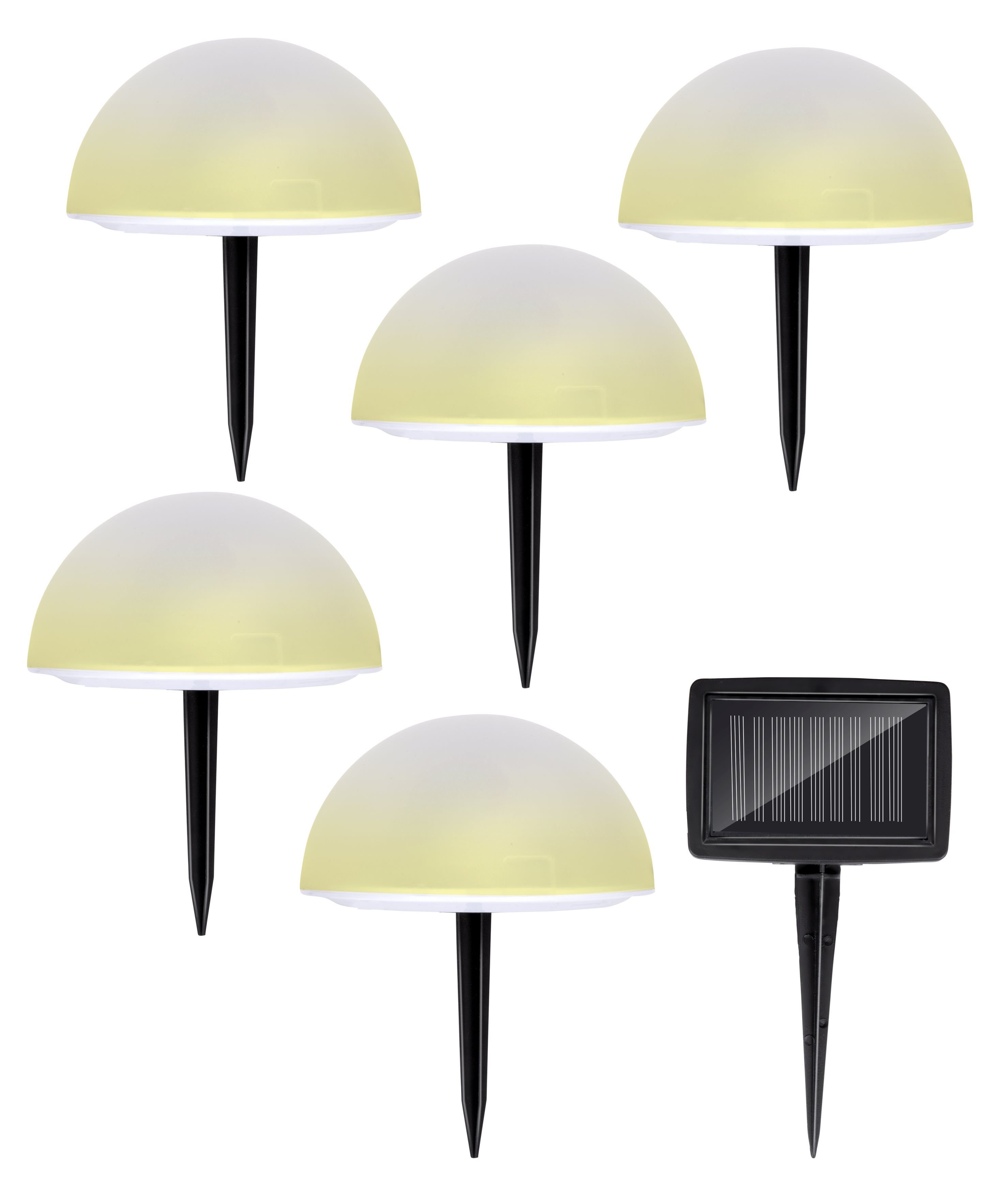 Grundig Gartenleuchte Grundig Solar Bodenleuchte – RGB & Warmweiß