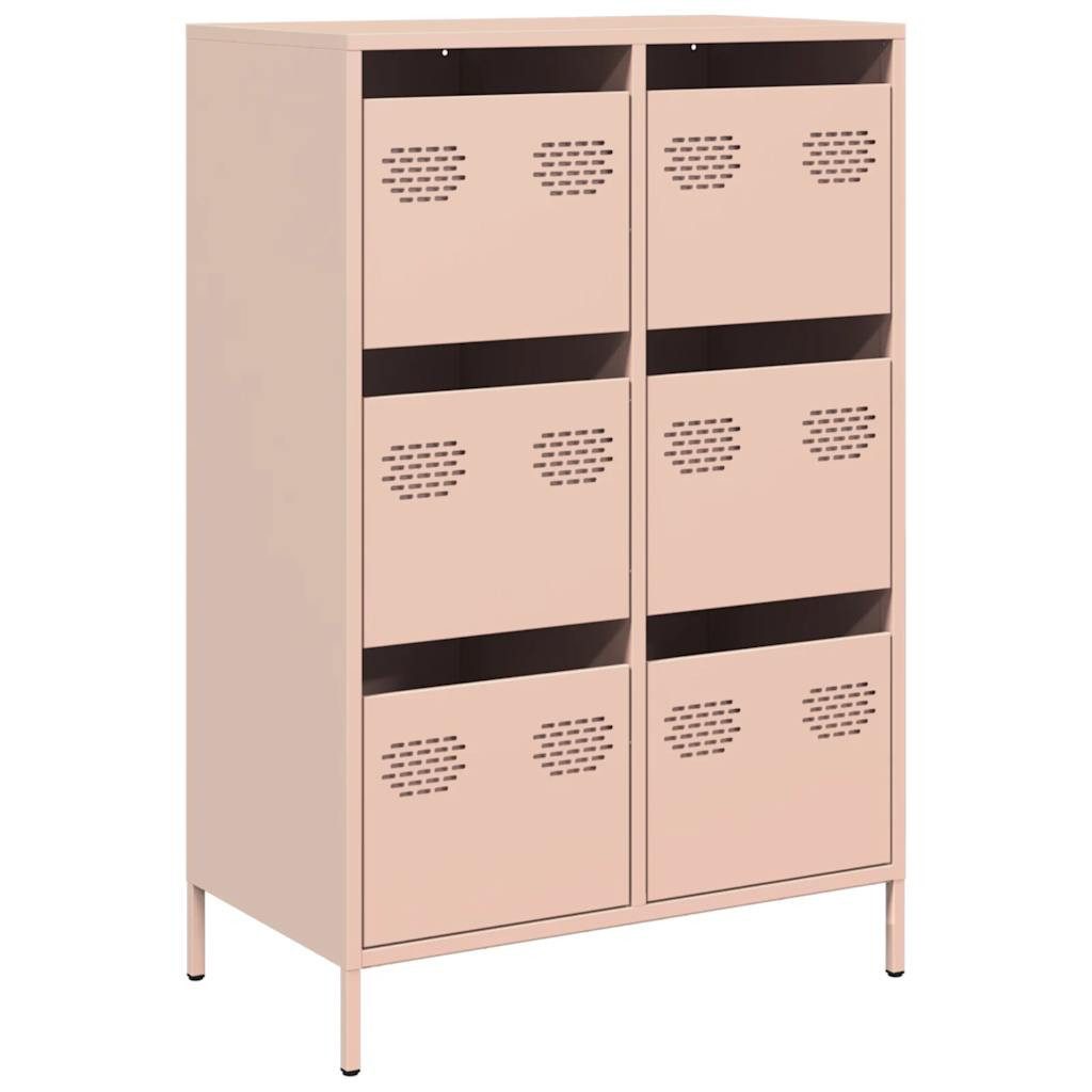 vidaXL Highboard Highboard Rosa 68x39x101,5 cm Stahl (1 St) günstig online kaufen