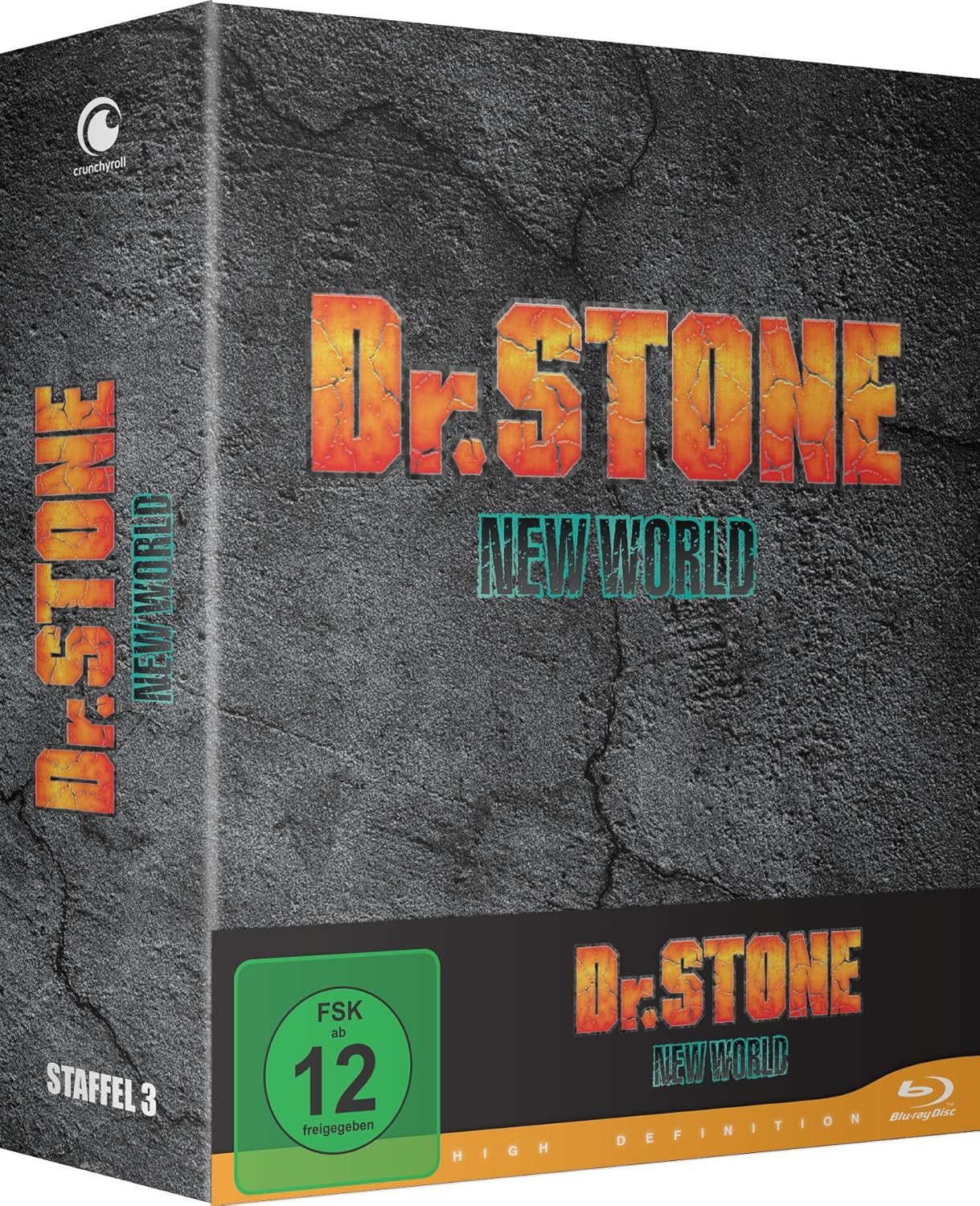 Crunchyroll Blu-ray Dr. Stone: New World - Staffel 3 - Vol. 1 BluRay, (2-St., Box-Set), Mit Sammelschuber