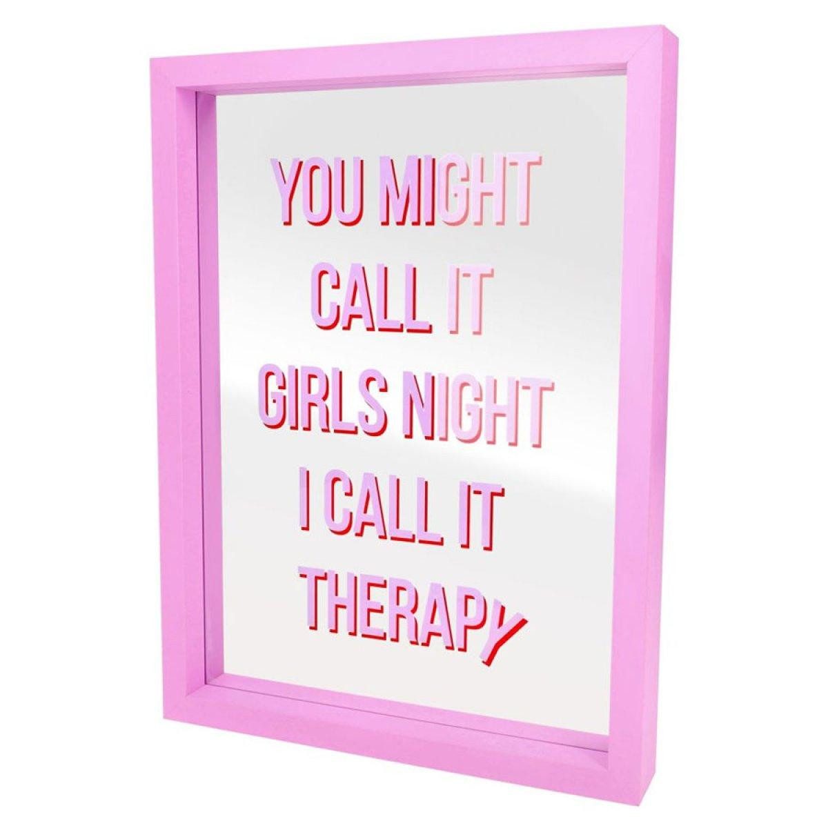 Giftcompany Wanddekoobjekt Glasbild Love Frames You might call it Girls Night