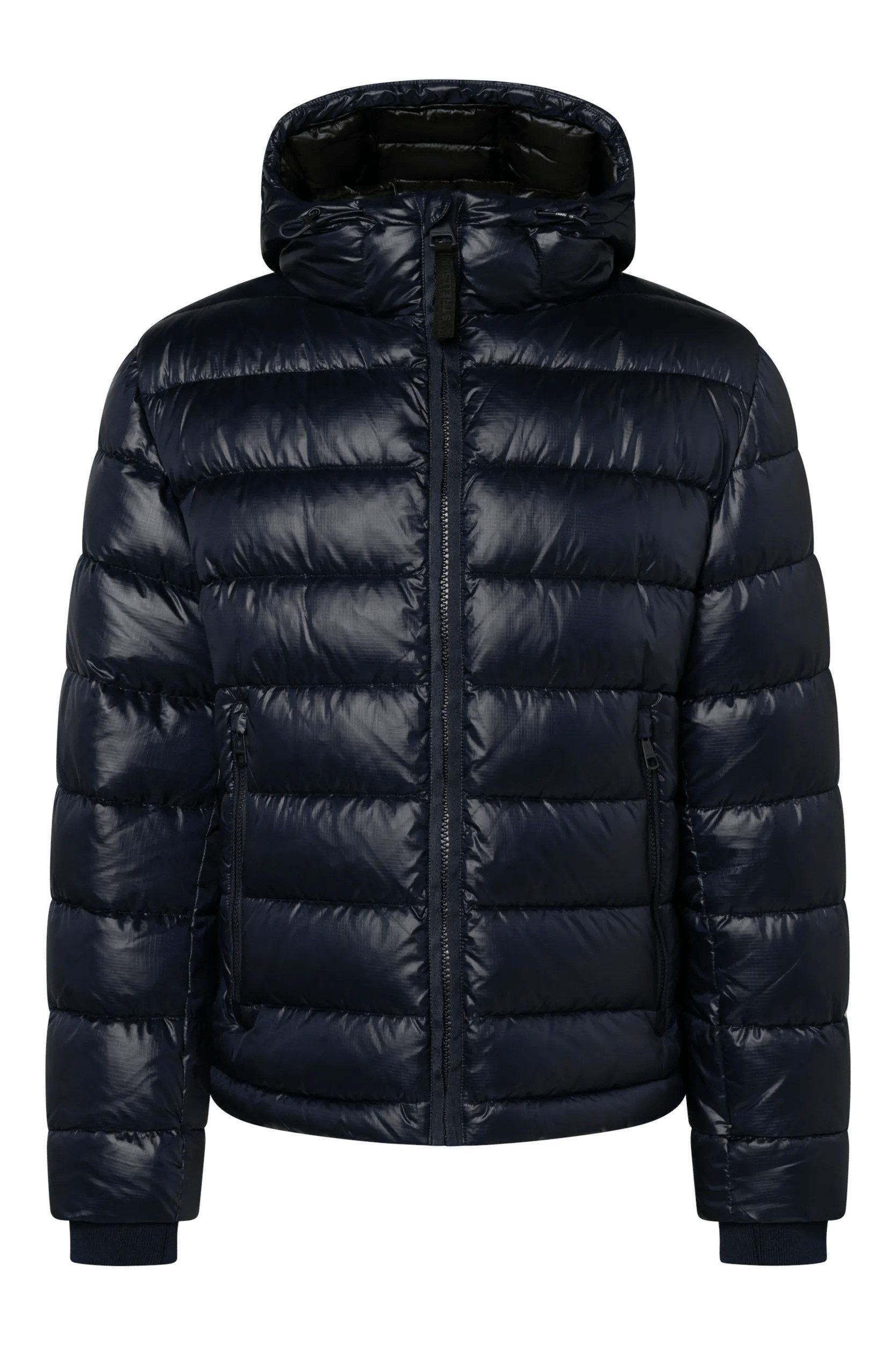 Strellson Steppjacke Baveno Light Weight leicht glänzende Oberfläche, mit Kapuze, Wattierung aus Kunstdaunen – Bild 2 von 2