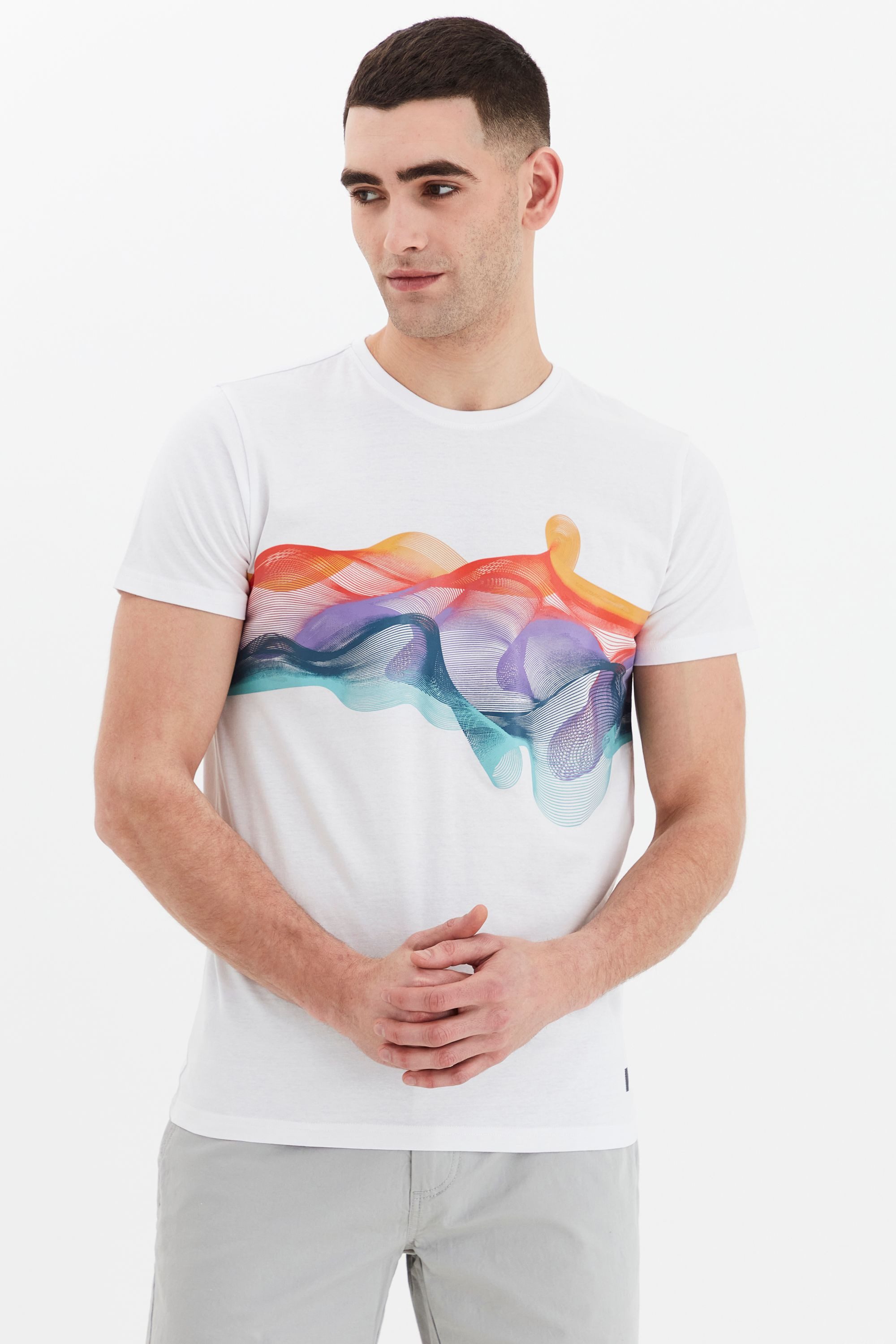 !Solid Print-Shirt SDPedro T-Shirt mit Print