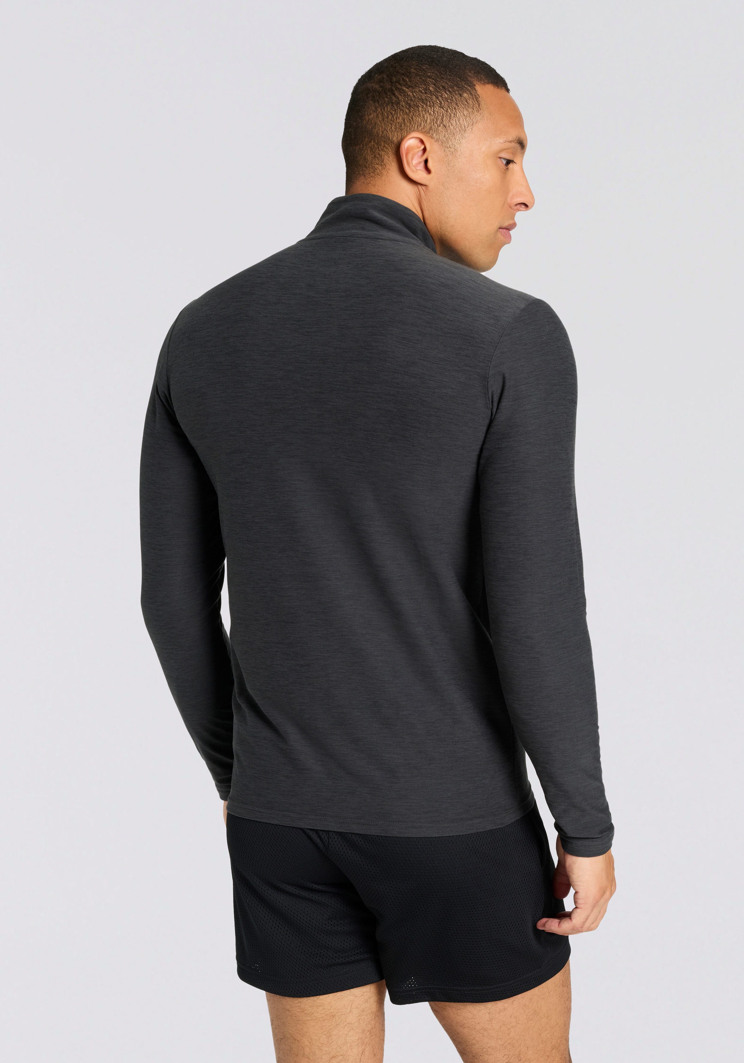 New Balance Laufshirt Space Dye 1/4 Zip mit Label günstig online kaufen