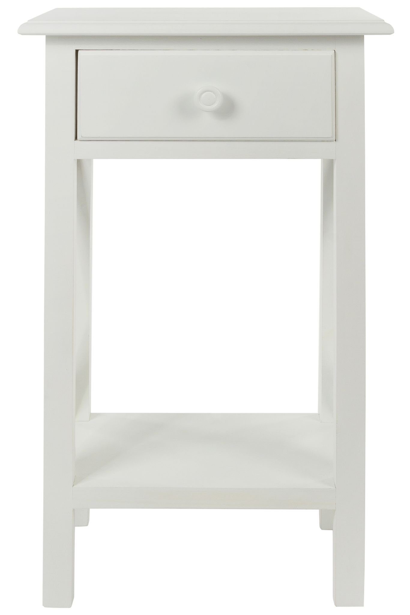 elbmöbel Beistelltisch Telefontisch Holz Schublade cm Beistelltisch weiß 55x35x68 1 antik (FALSCH), weiß Konsolentisch