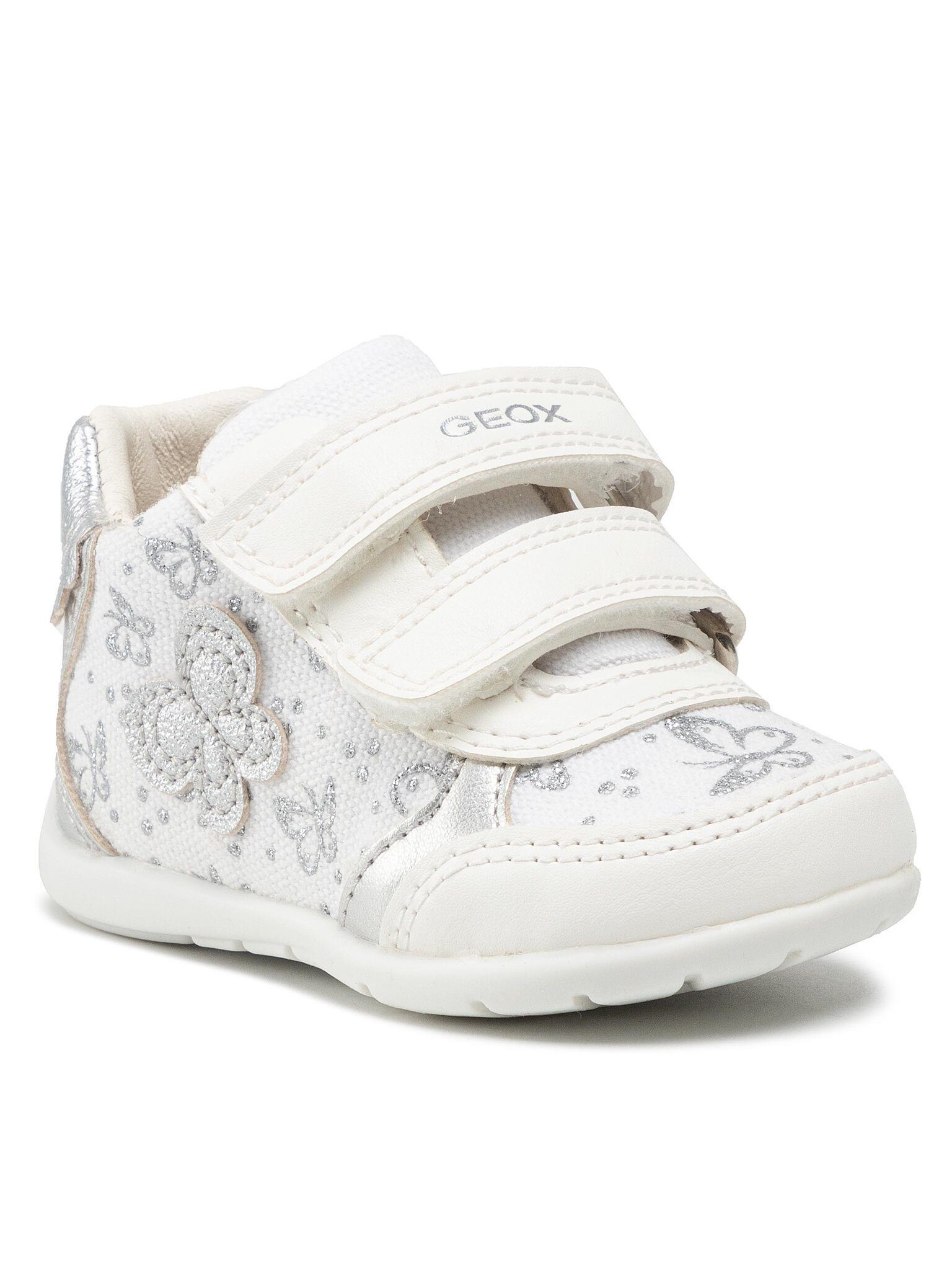 Sneakers B Elthan G. A B251QA 0AW54 C0007 White/Silver Sneaker