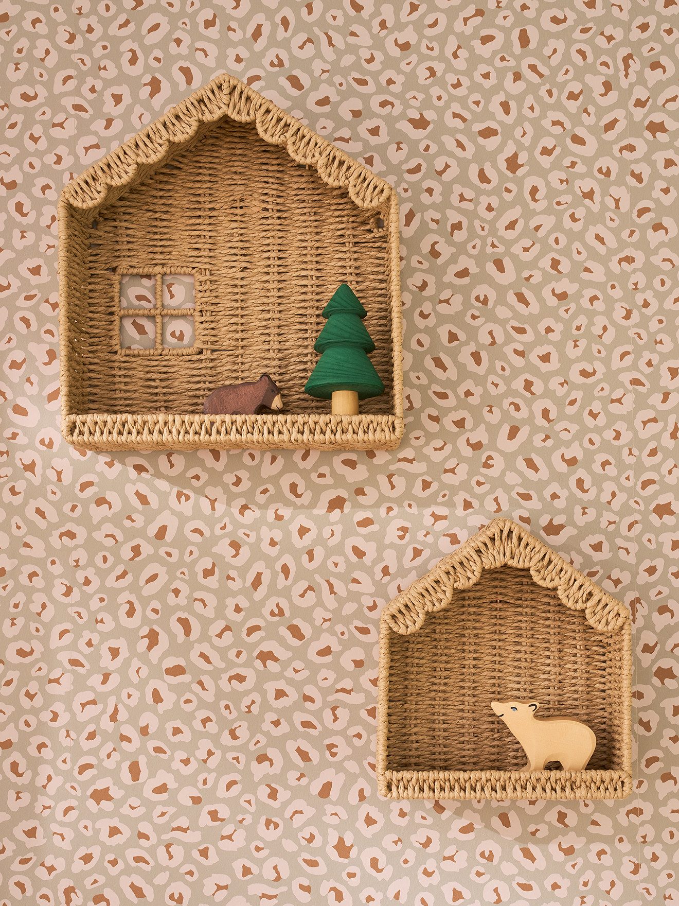 vertbaudet Wandregal Wandregale HAUS Kinderzimmer, 2er-Set – Bild 4 von 4