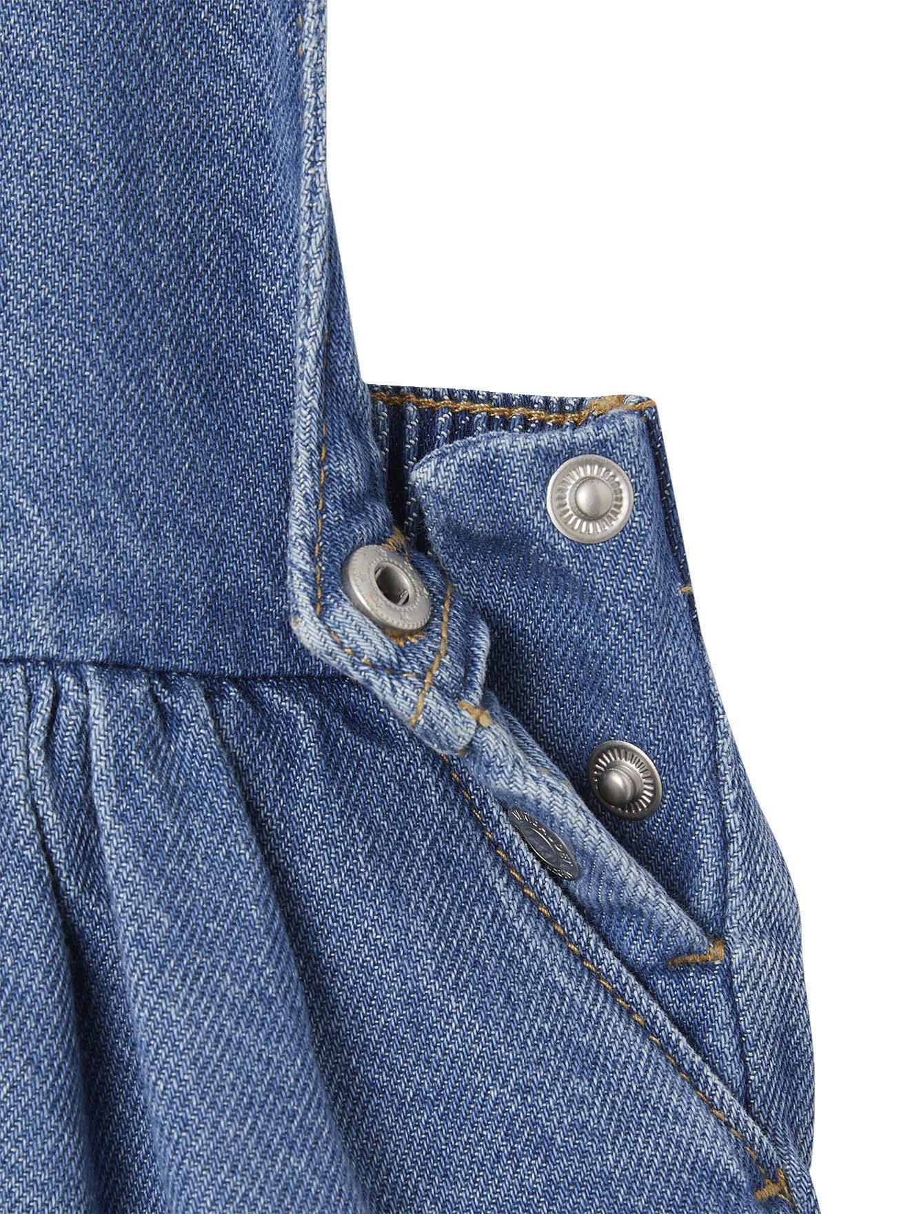 vertbaudet Latzkleid Baby Jeans-Latzkleid – Bild 3 von 5
