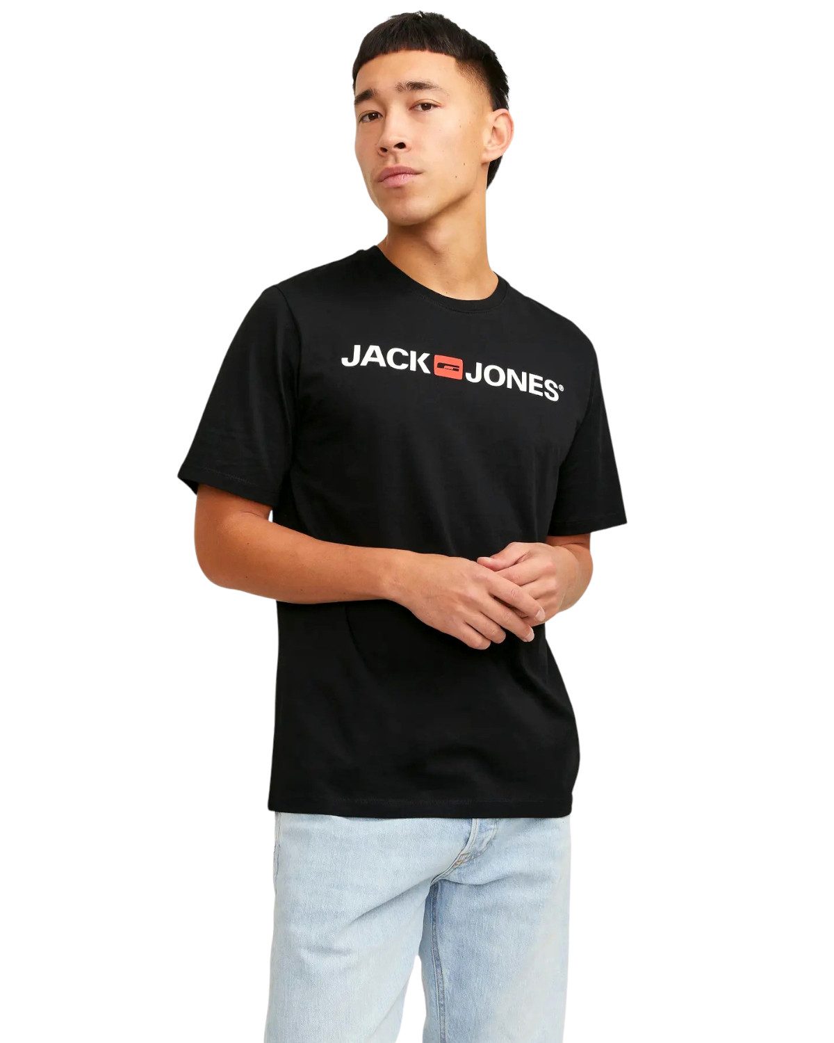 Jack & Jones T-Shirt Stilvolles Slim-Fit oder Regular Shirt mit Printdruck günstig online kaufen