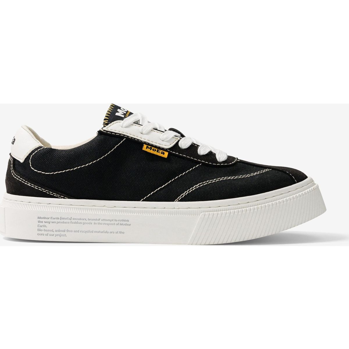Moea GEN4 - Banana Black&white Outdoorschuh Veganer Sneaker aus nachhaltigen Materialien, ideal für Freizeit und