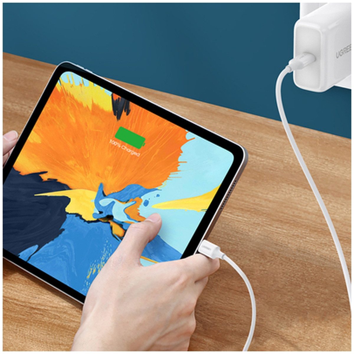 UGREEN Ugreen US264 60518 USB-C USB-C PD QC AFC Kabel 1 m Smartphone-Ladegerät