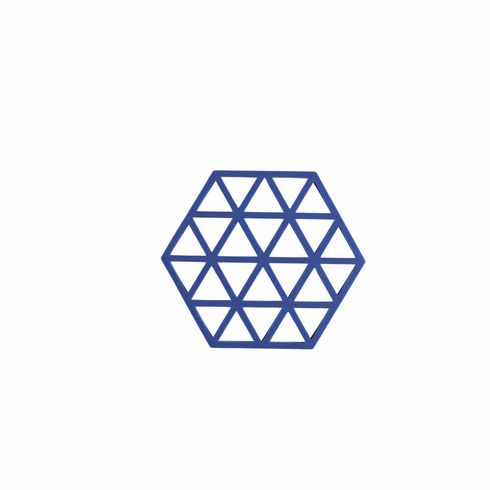 Zone Denmark Topfuntersetzer Triangles Indigo, 16 x 14 cm