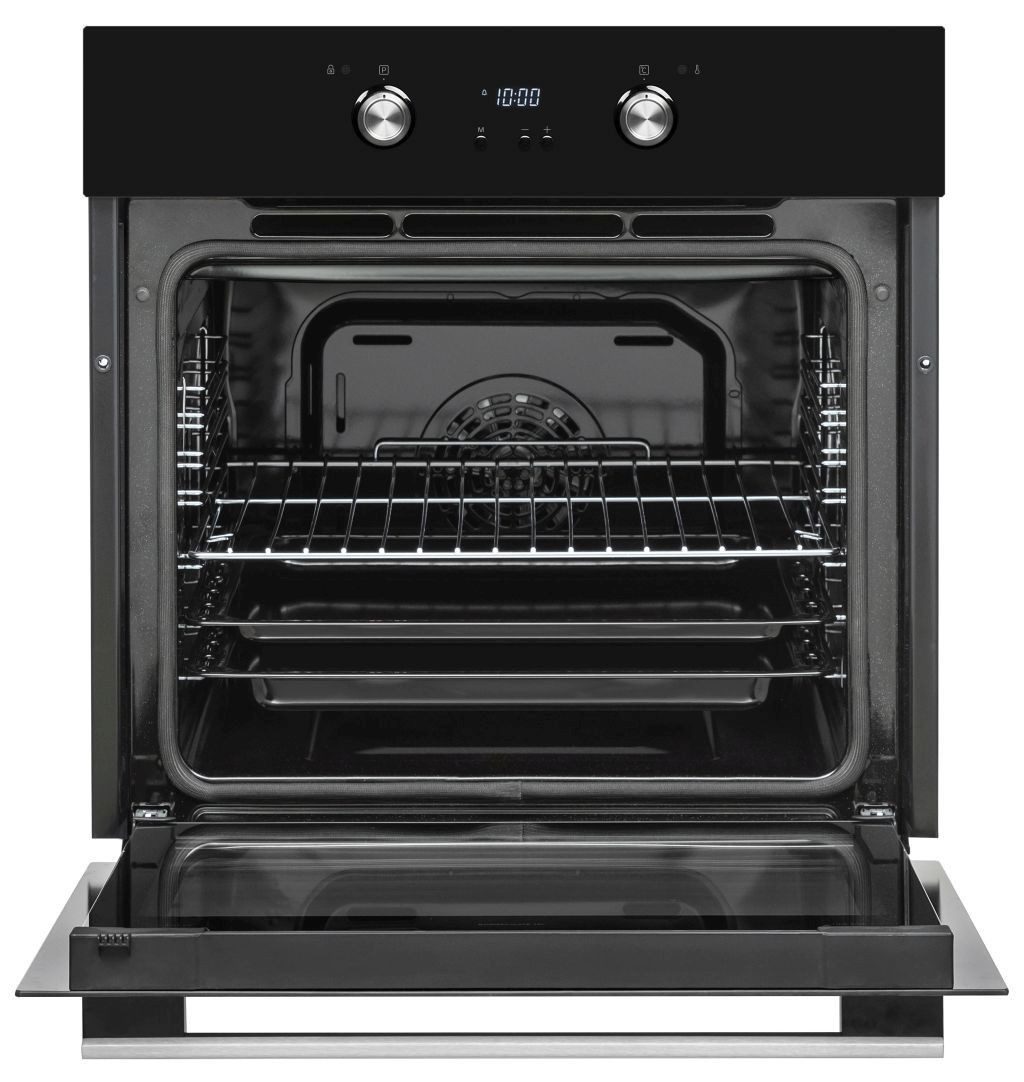 Sharp Backofen Pyrolyse Selbstreinigung Schwarz Kindersicherung 4fach Verglasung 72 L, mit Nein