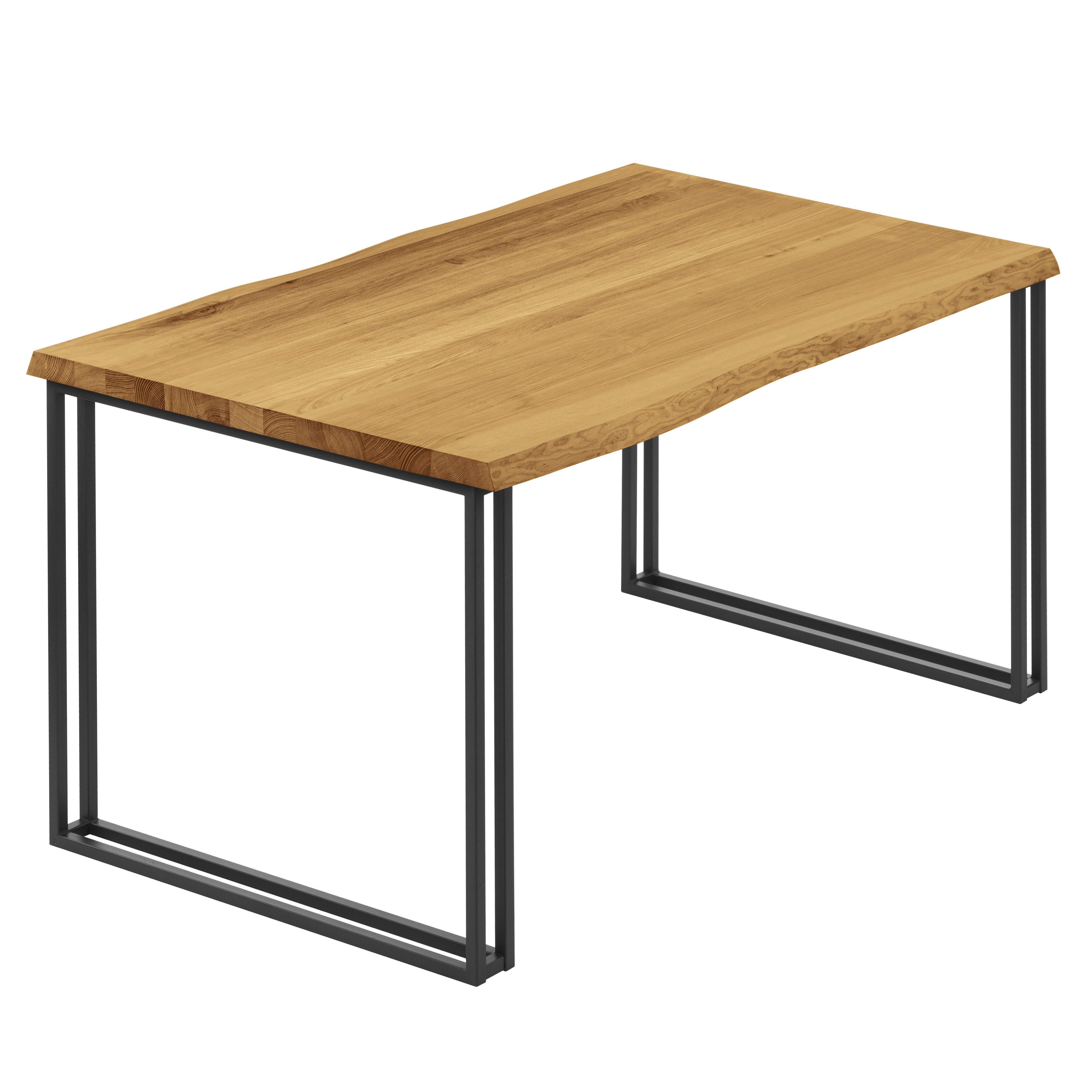 LAMO Manufaktur Baumkantentisch Frame Esstisch Massivholz günstig online kaufen